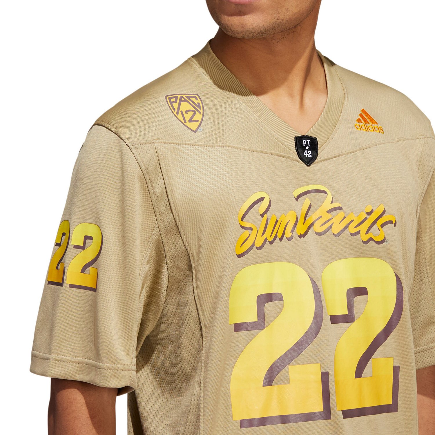 adidas 22 Arizona State Sun Devils Rising Devils Premier Strategy Jersey                                                         - view number 2