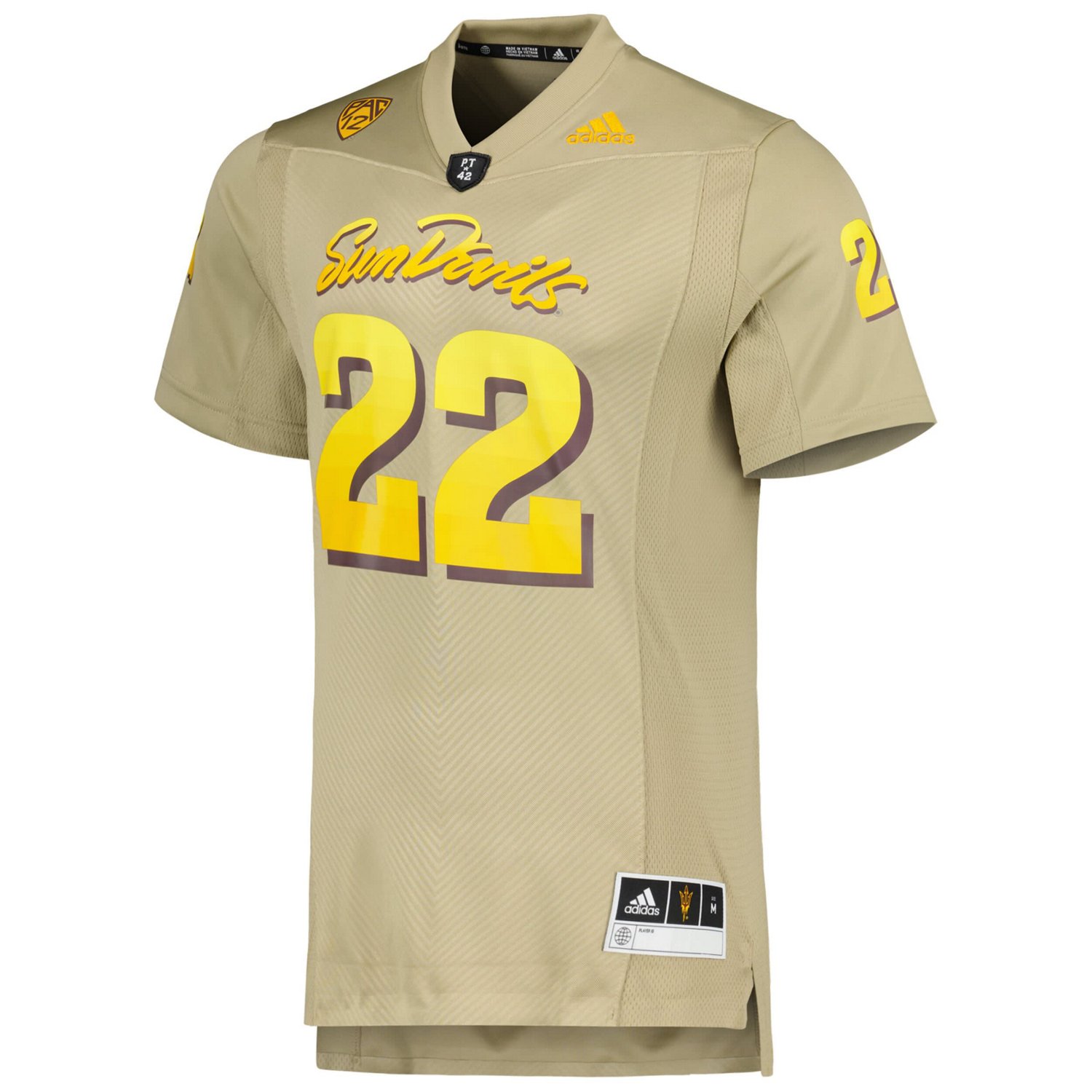 adidas 22 Arizona State Sun Devils Rising Devils Premier Strategy Jersey                                                         - view number 3