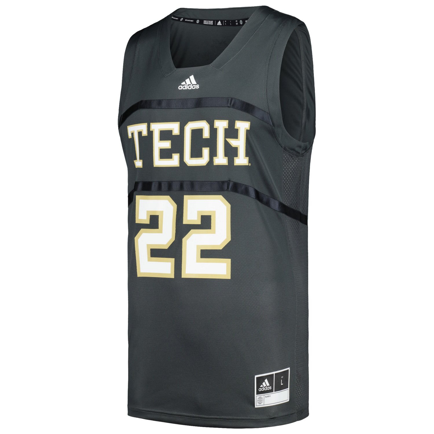 adidas 22 Georgia Tech Jackets Swingman Jersey                                                                                   - view number 2