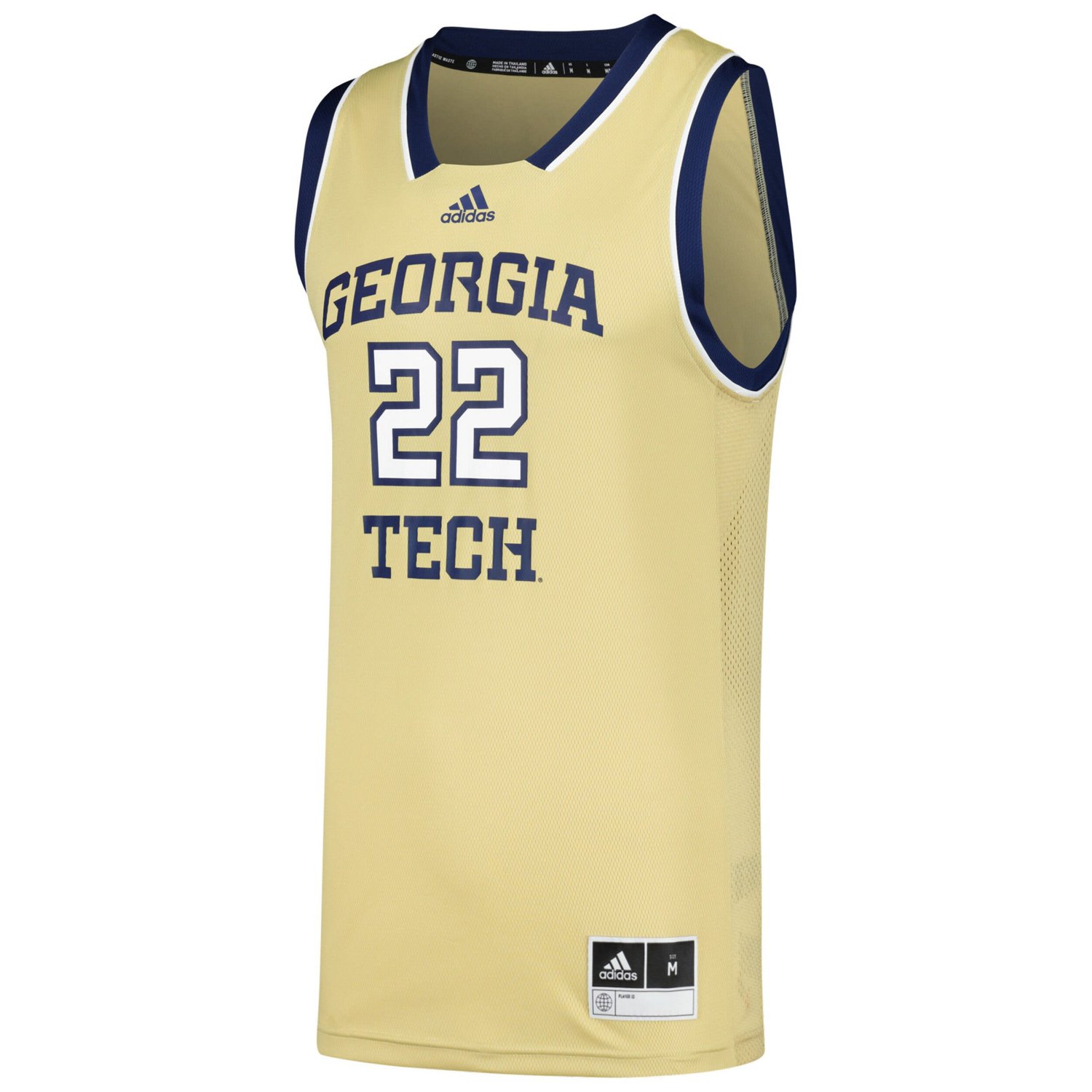 adidas 22 Georgia Tech Yellow Jackets Swingman Jersey                                                                            - view number 2