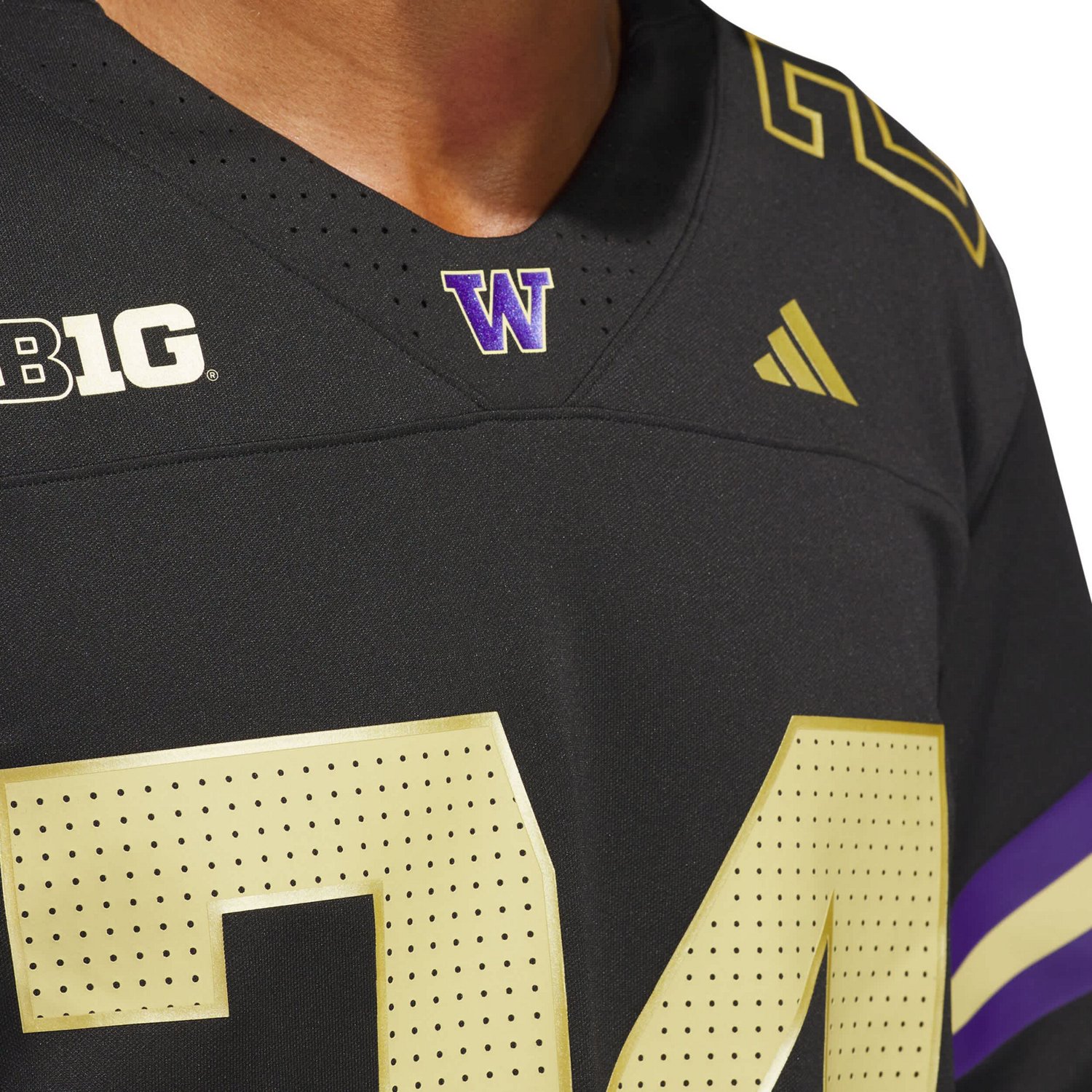 adidas 24 Washington Huskies Alternate Premier Strategy Jersey - view number 3