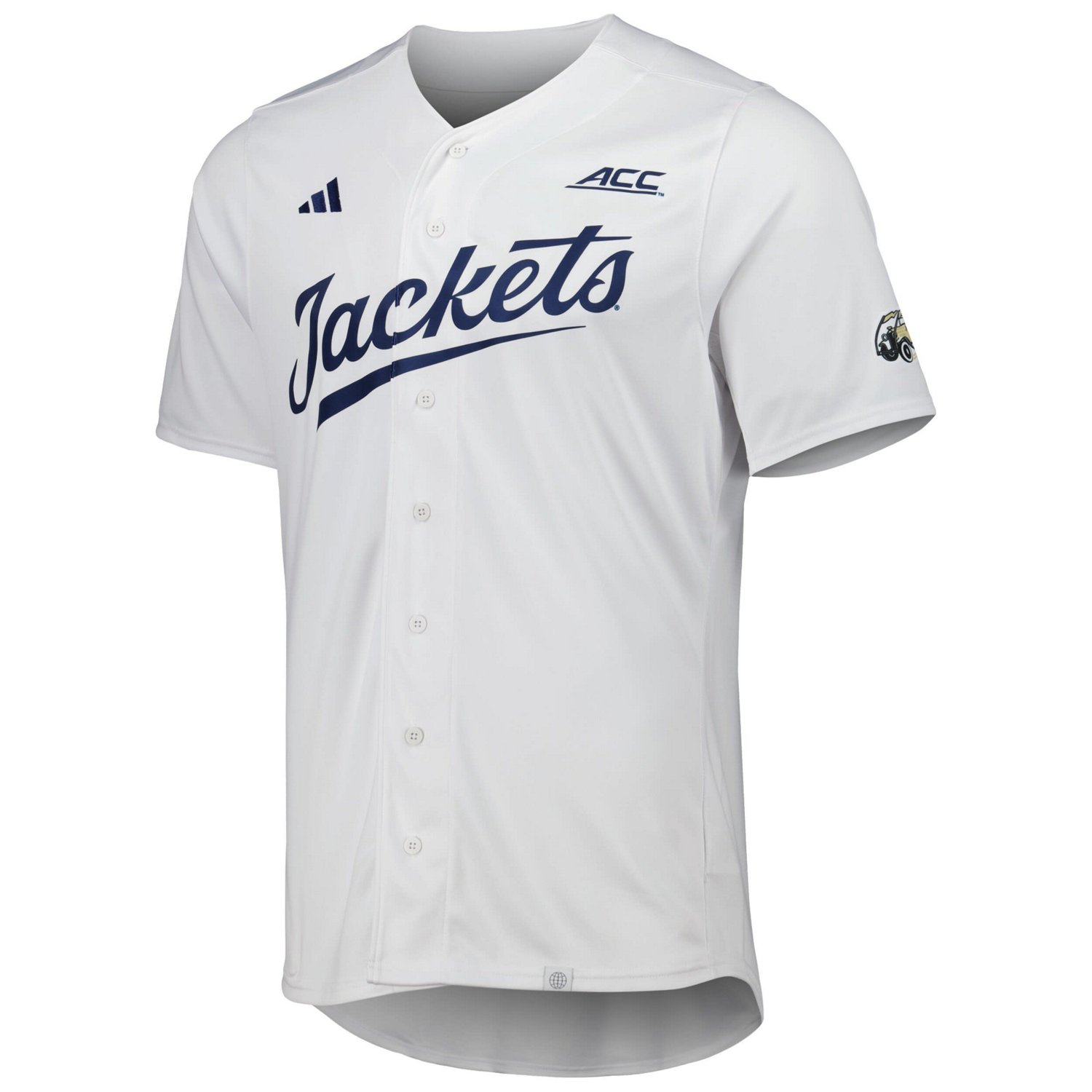 adidas GA Tech Yellow Jackets Team Baseball Jersey - view number 2