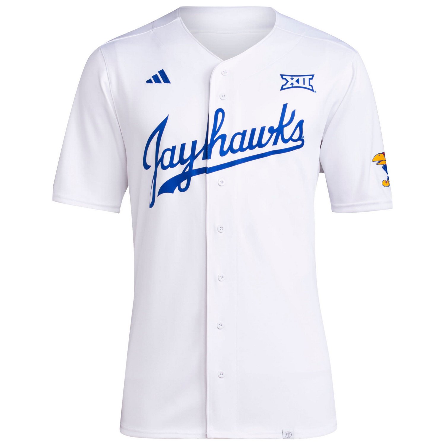adidas Kansas Jayhawks Team Baseball Jersey - view number 2