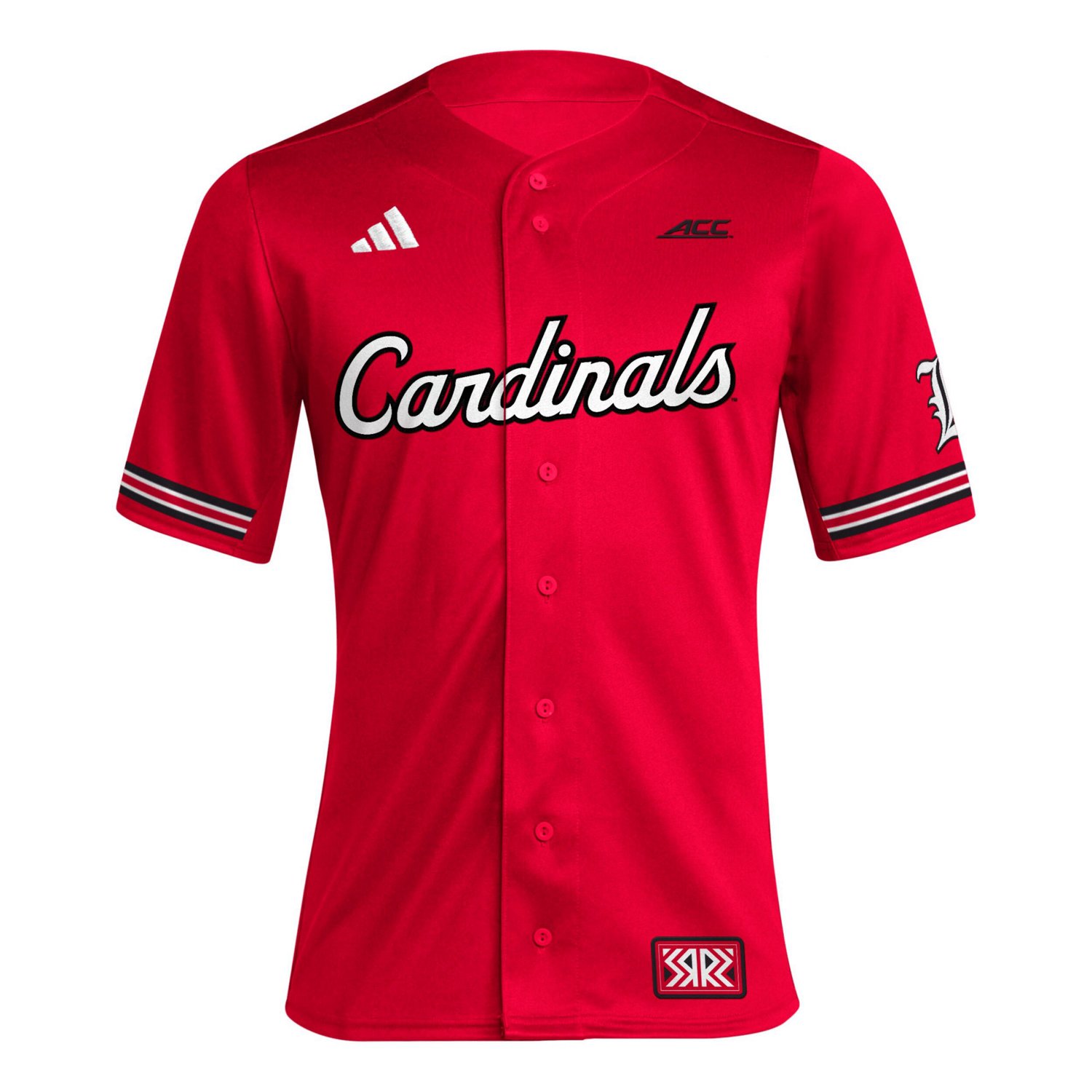 adidas Louisville Cardinals Reverse Retro Replica Baseball Jersey - view number 2