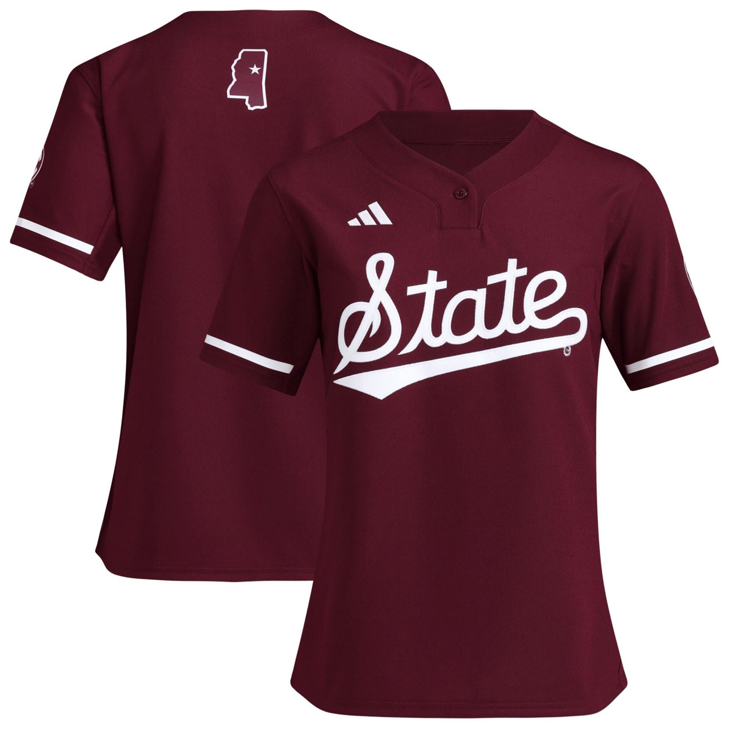 adidas Mississippi State Bulldogs Replica Softball Jersey