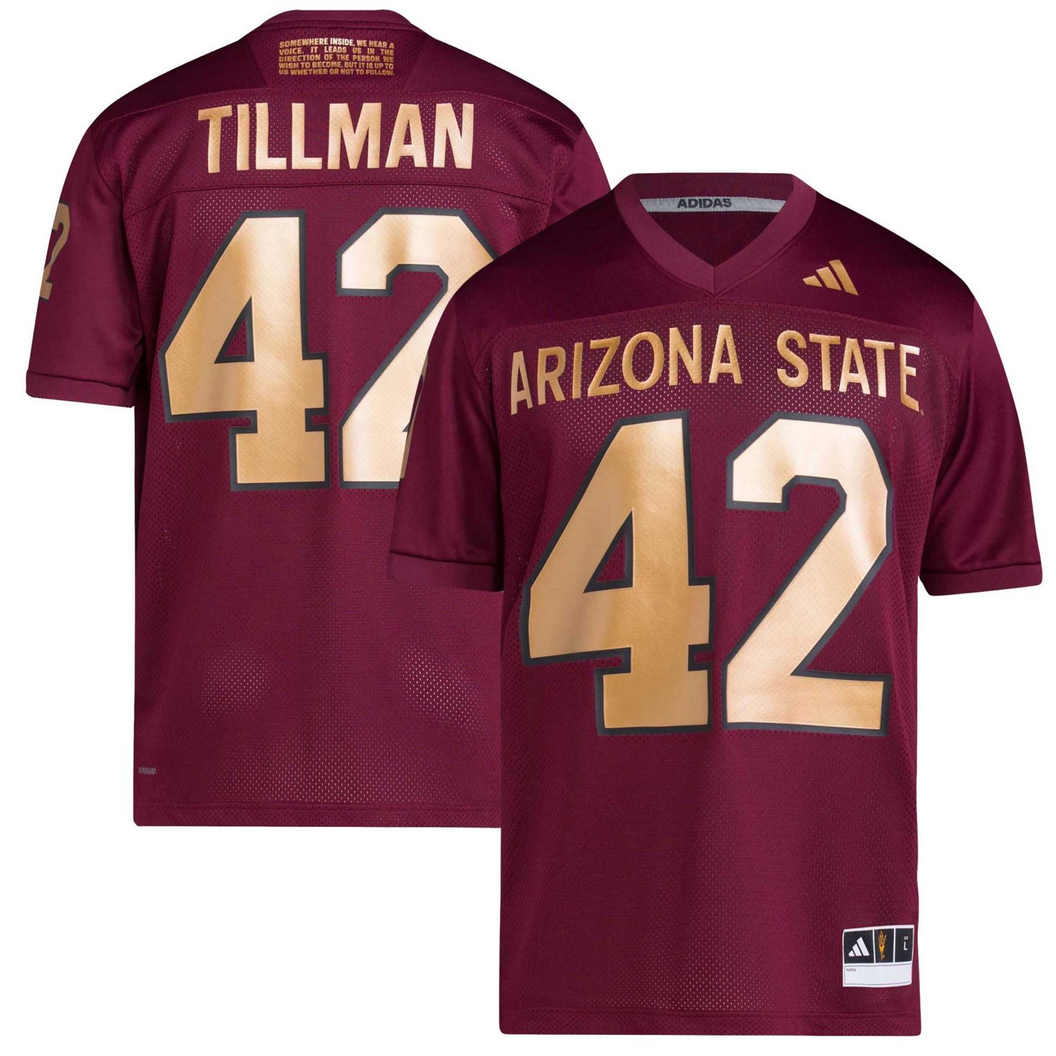 adidas Pat Tillman 42 Arizona State Sun Devils Football Icon Premier Jersey - view number 1