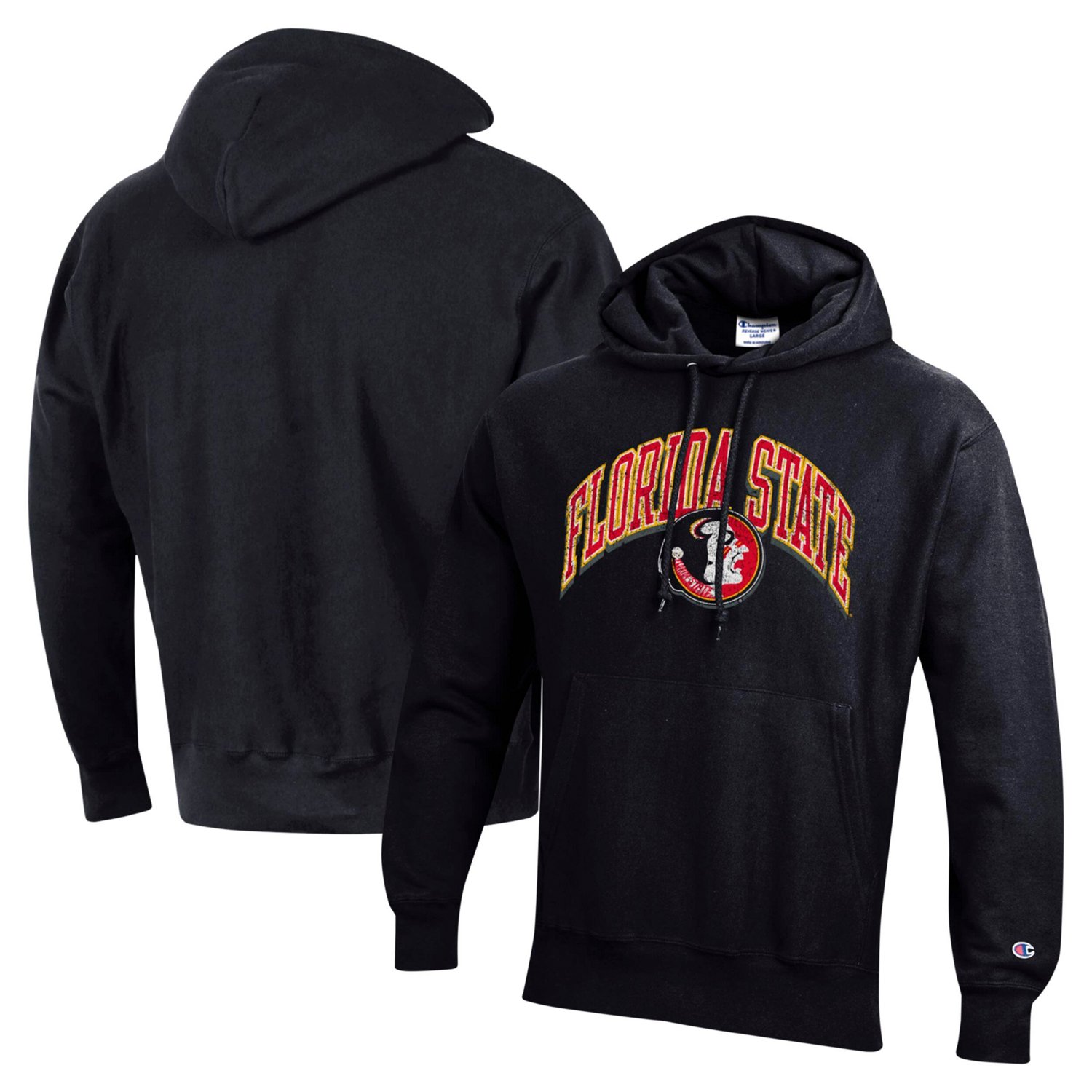 Champion Florida State Seminoles Vault Late Night Reverse Weave Pullover Hoodie - view number 1