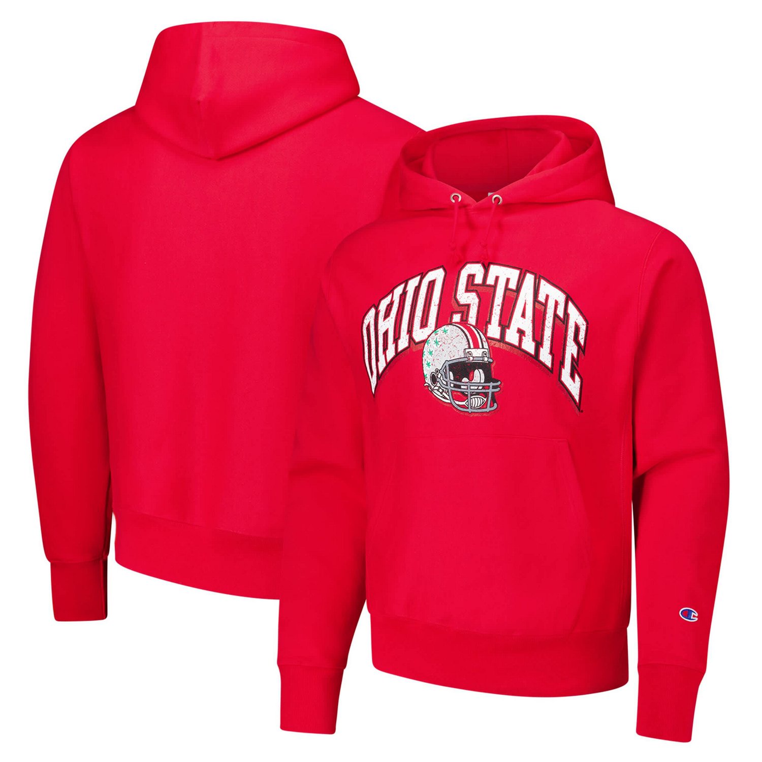 Champion Ohio State Buckeyes Vault Late Night Reverse Weave Pullover Hoodie                                                      - view number 1