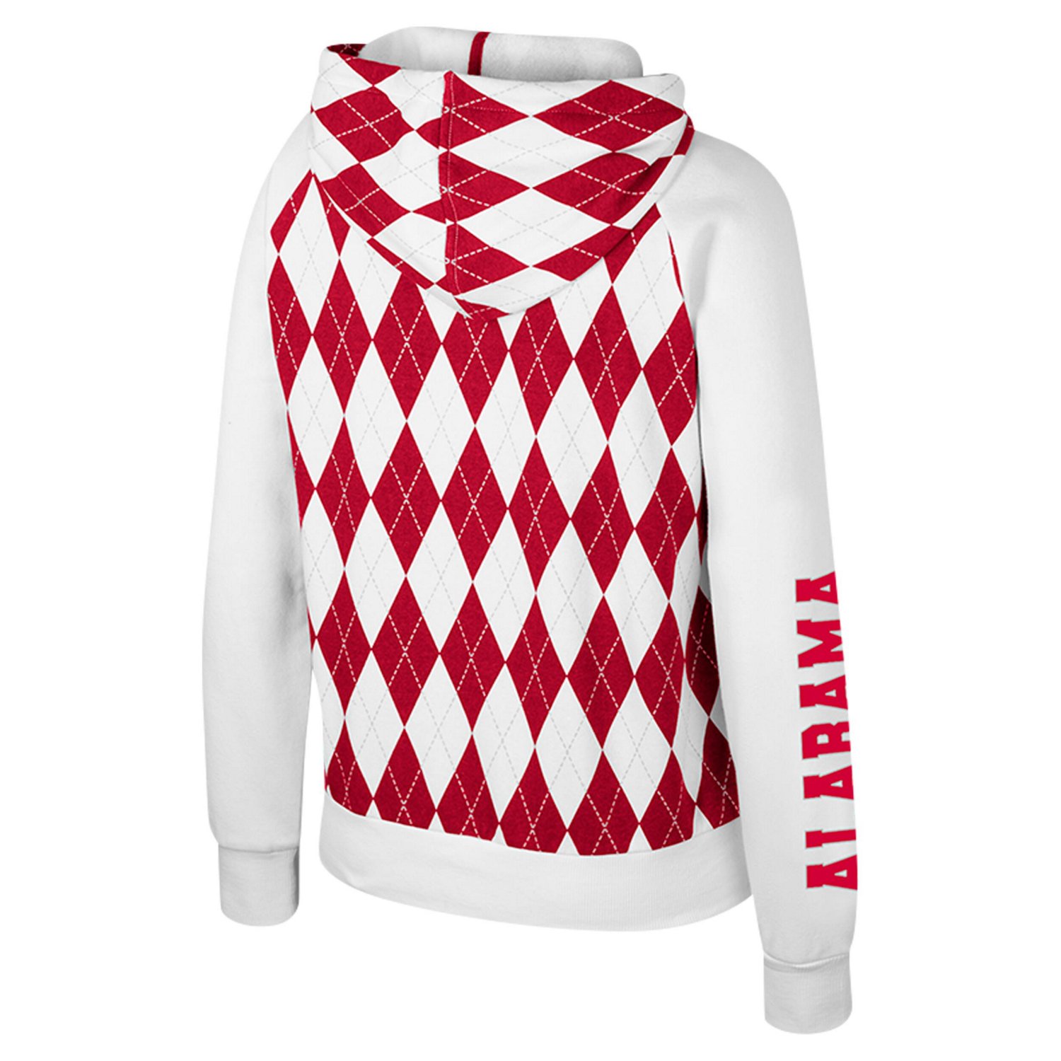 Colosseum Alabama Crimson Tide The Dealio Argyle Full-Zip Jacket - view number 3
