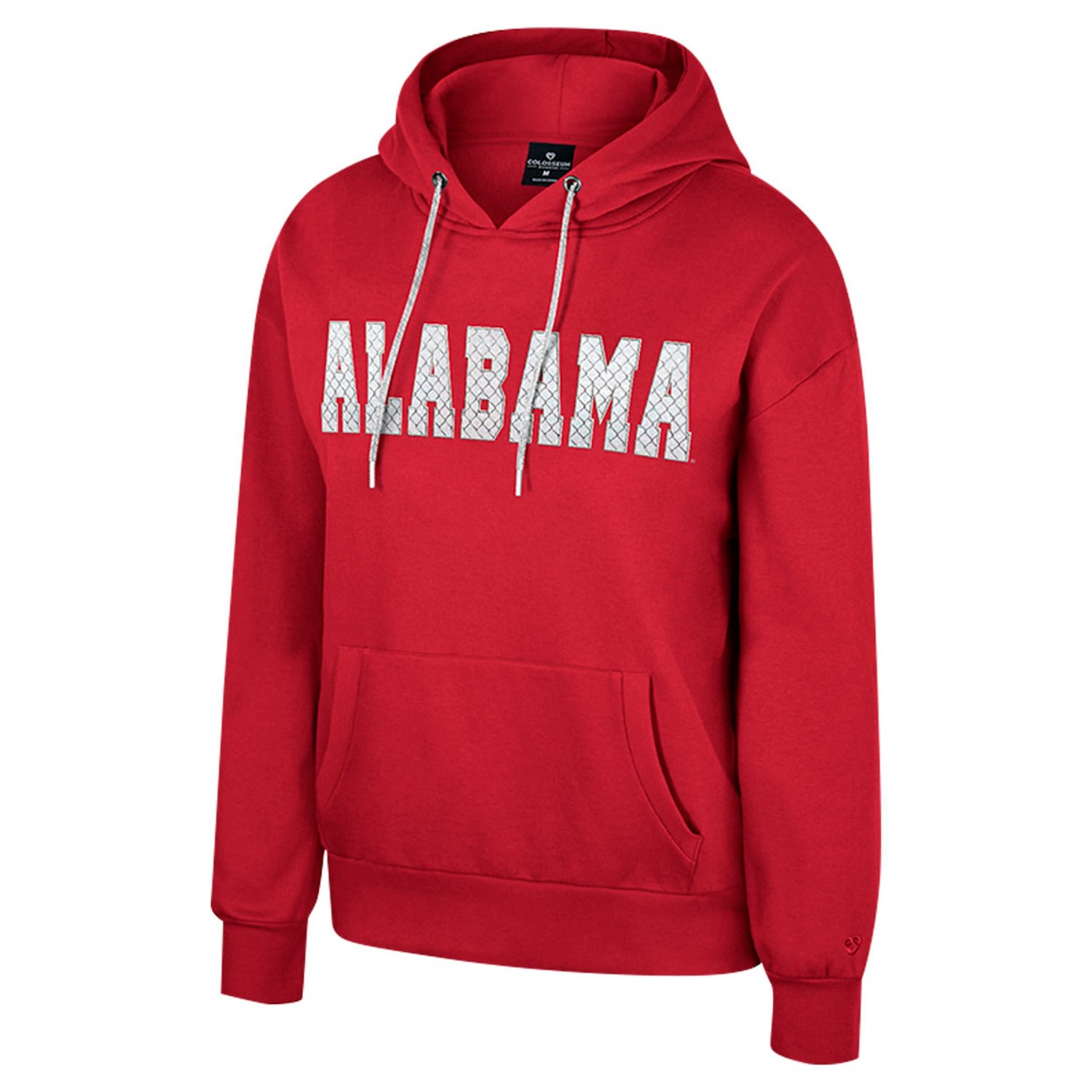 Colosseum Alabama Tide Reflection Rhinestone Drawcord Pullover Hoodie - view number 2