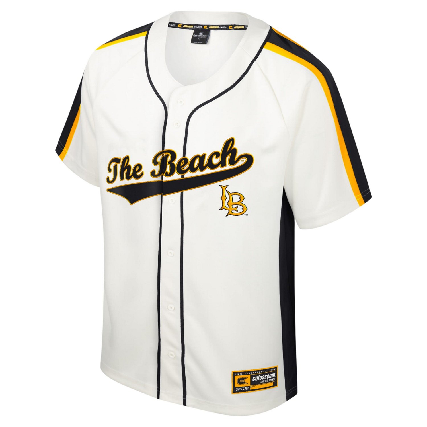 Colosseum Cal State Long Beach The Beach Ruth Button-Up Baseball Jersey - view number 2