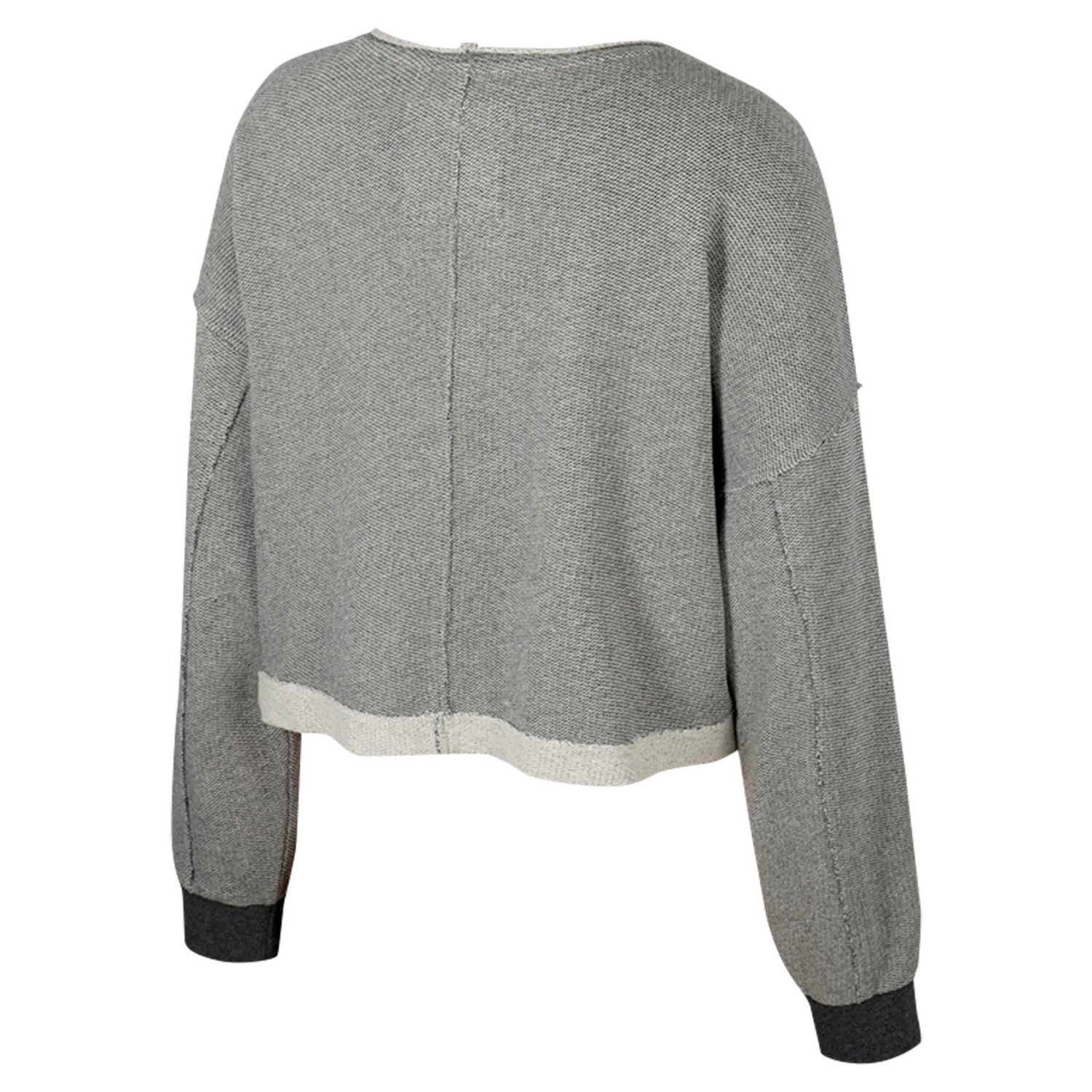 Colosseum Clemson Tigers Magnum Scoop Neck Cropped Pullover Sweatshirt