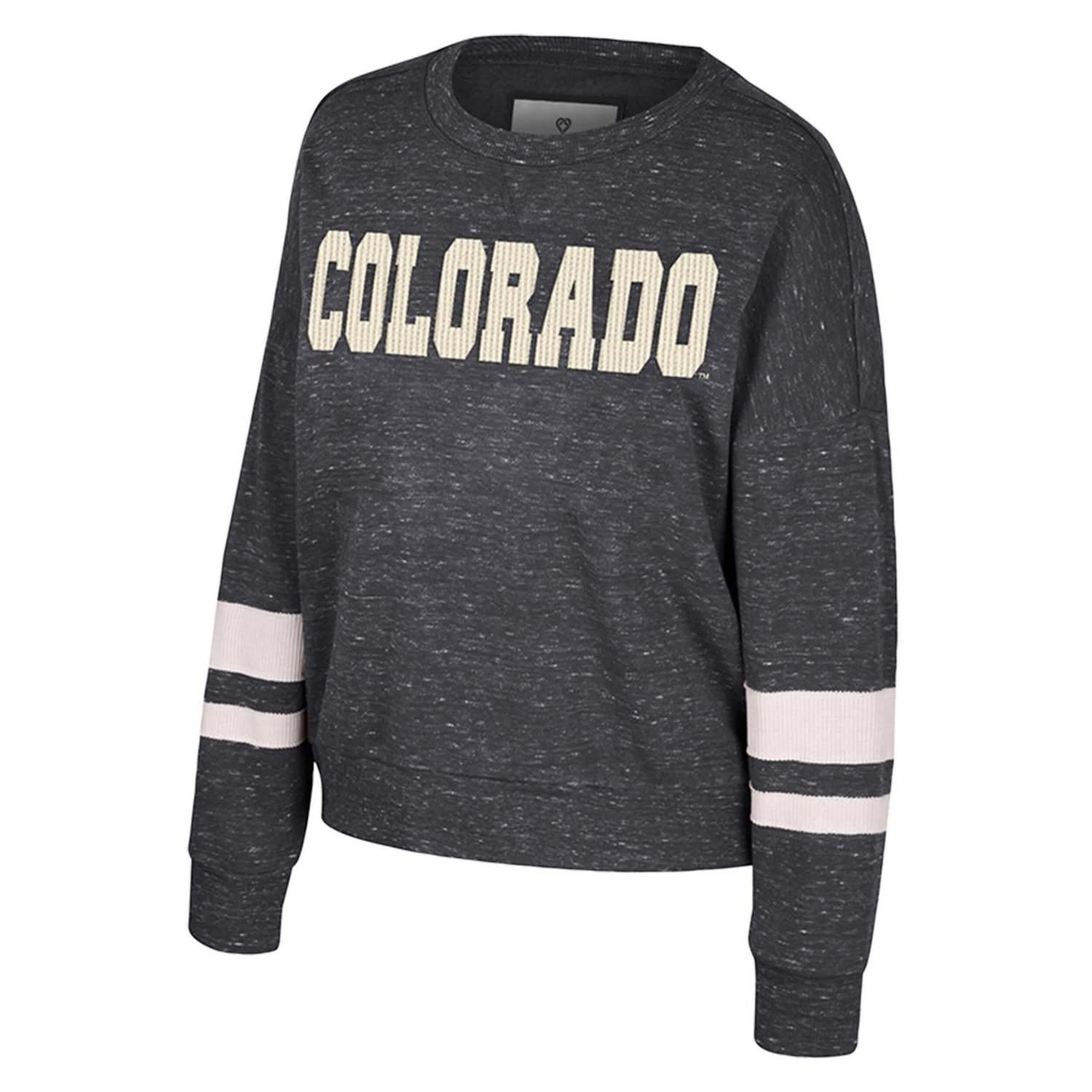 Colosseum Colorado Buffaloes Lost City Speckle Pullover Sweatshirt                                                               - view number 2