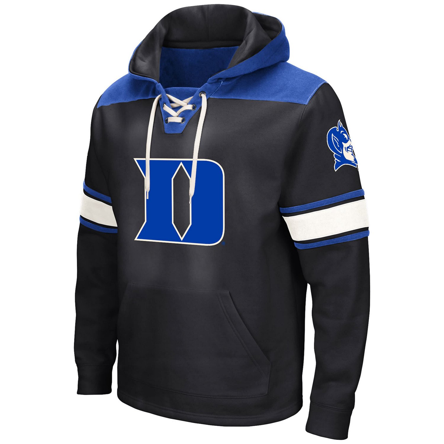 Colosseum Duke Blue Devils Lace-Up 20 Pullover Hoodie                                                                            - view number 2