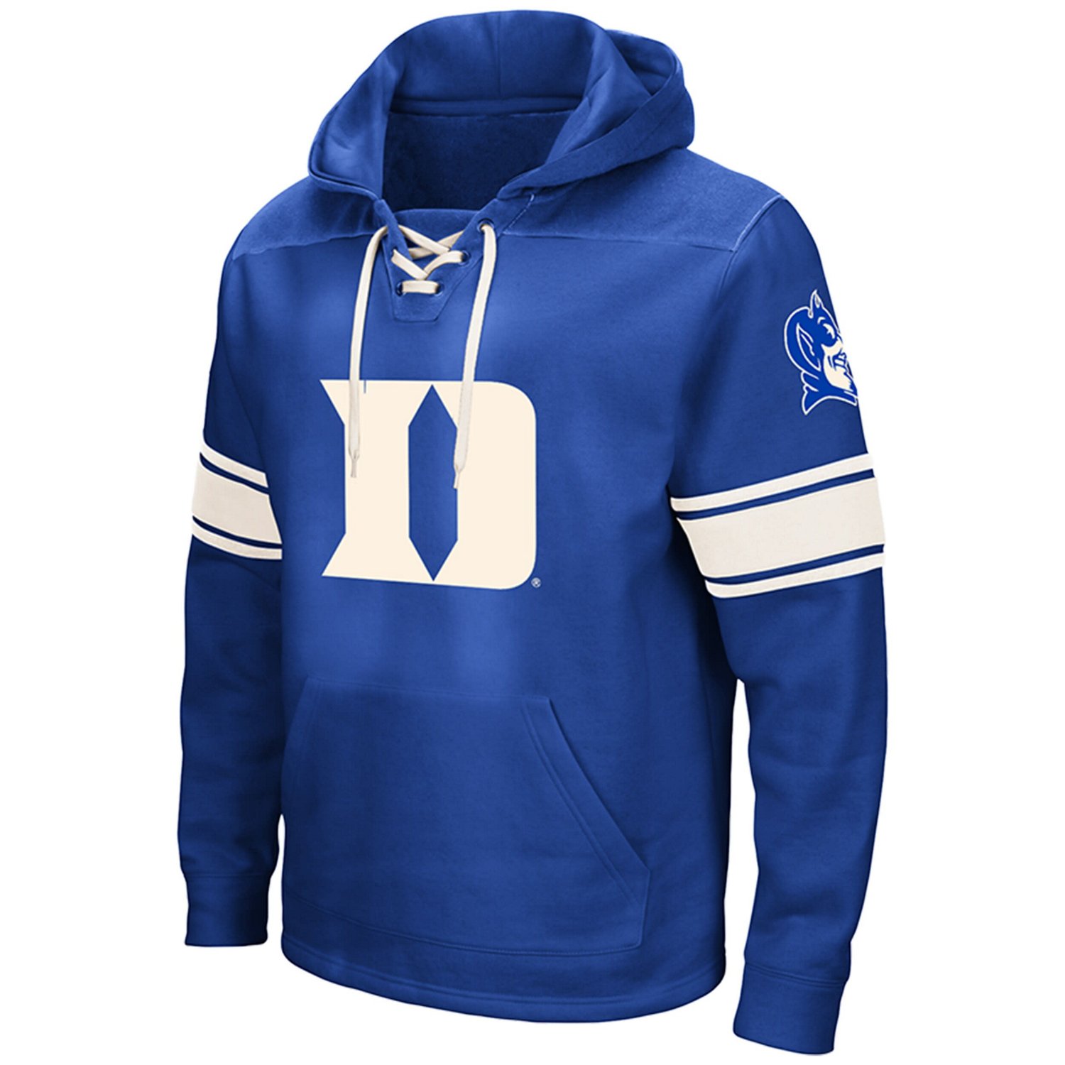 Colosseum Duke Blue Devils Lace-Up 20 Pullover Hoodie                                                                            - view number 2