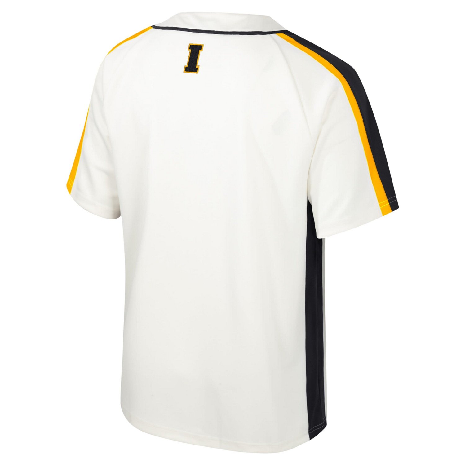 Colosseum Iowa Hawkeyes Ruth Button-Up Baseball Jersey                                                                           - view number 3