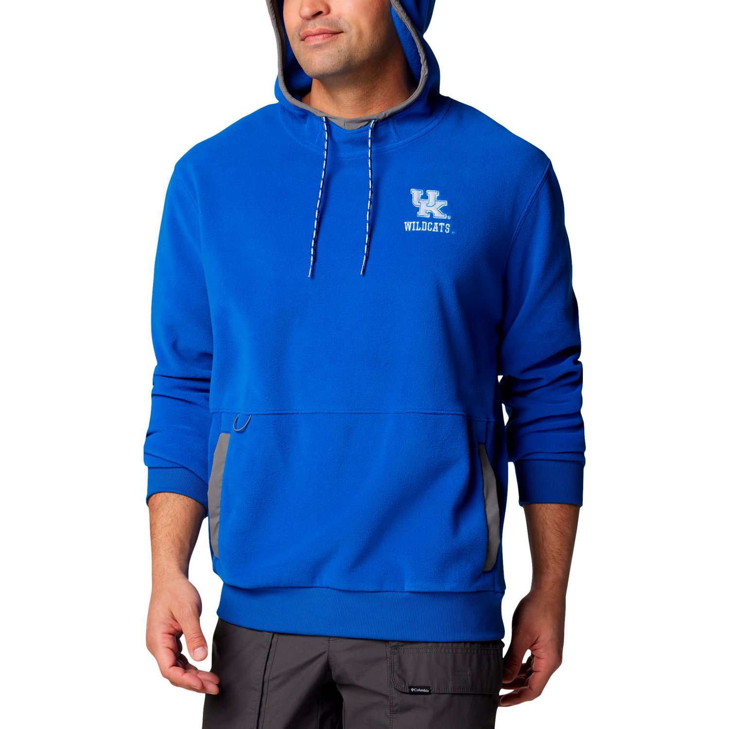 Columbia Kentucky Wildcats Flanker Fleece Pullover Hoodie                                                                        - view number 3