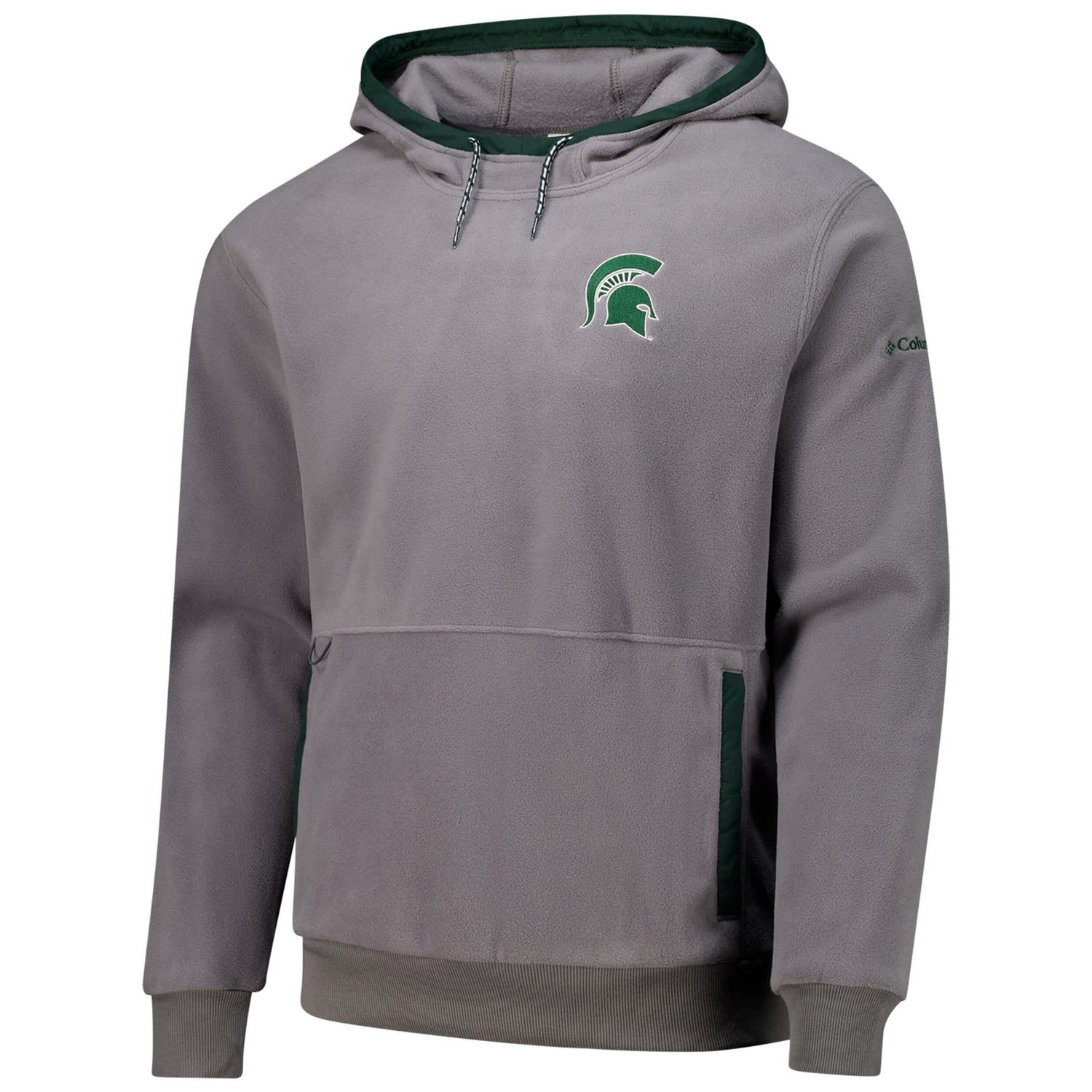 Columbia Michigan State Spartans Flanker Fleece Pullover Hoodie                                                                  - view number 2