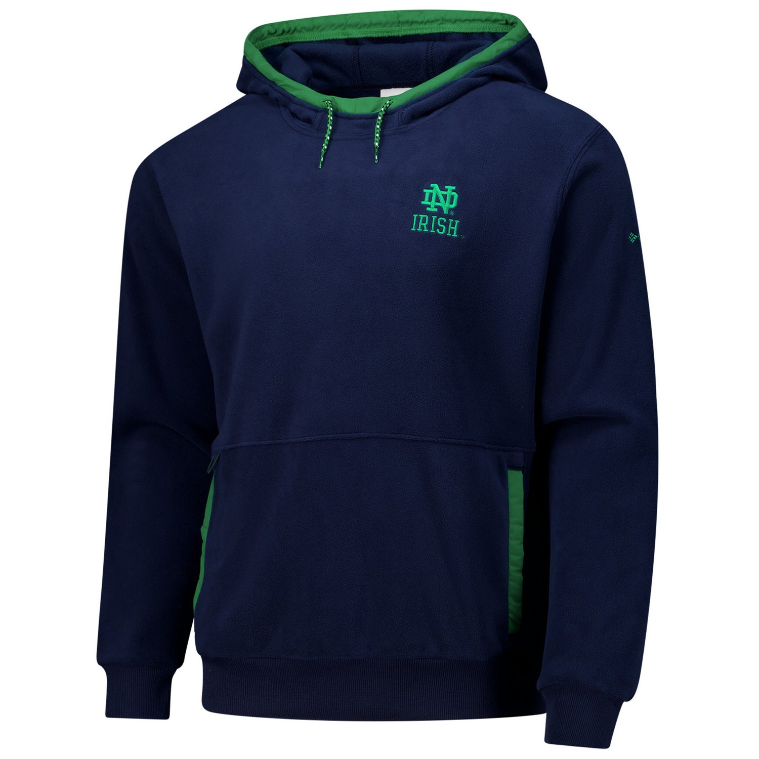 Columbia Notre Dame Fighting Irish Flanker Fleece Pullover Hoodie - view number 2