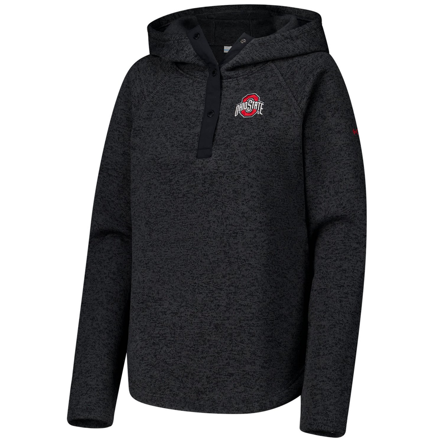 Columbia Ohio State Buckeyes Sweater Weather Raglan Pullover Hoodie - view number 2