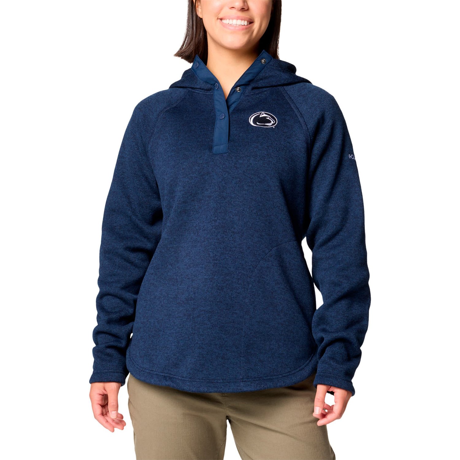 Columbia Penn State Nittany Lions Sweater Weather Fleece Lined Pullover Hoodie                                                   - view number 1