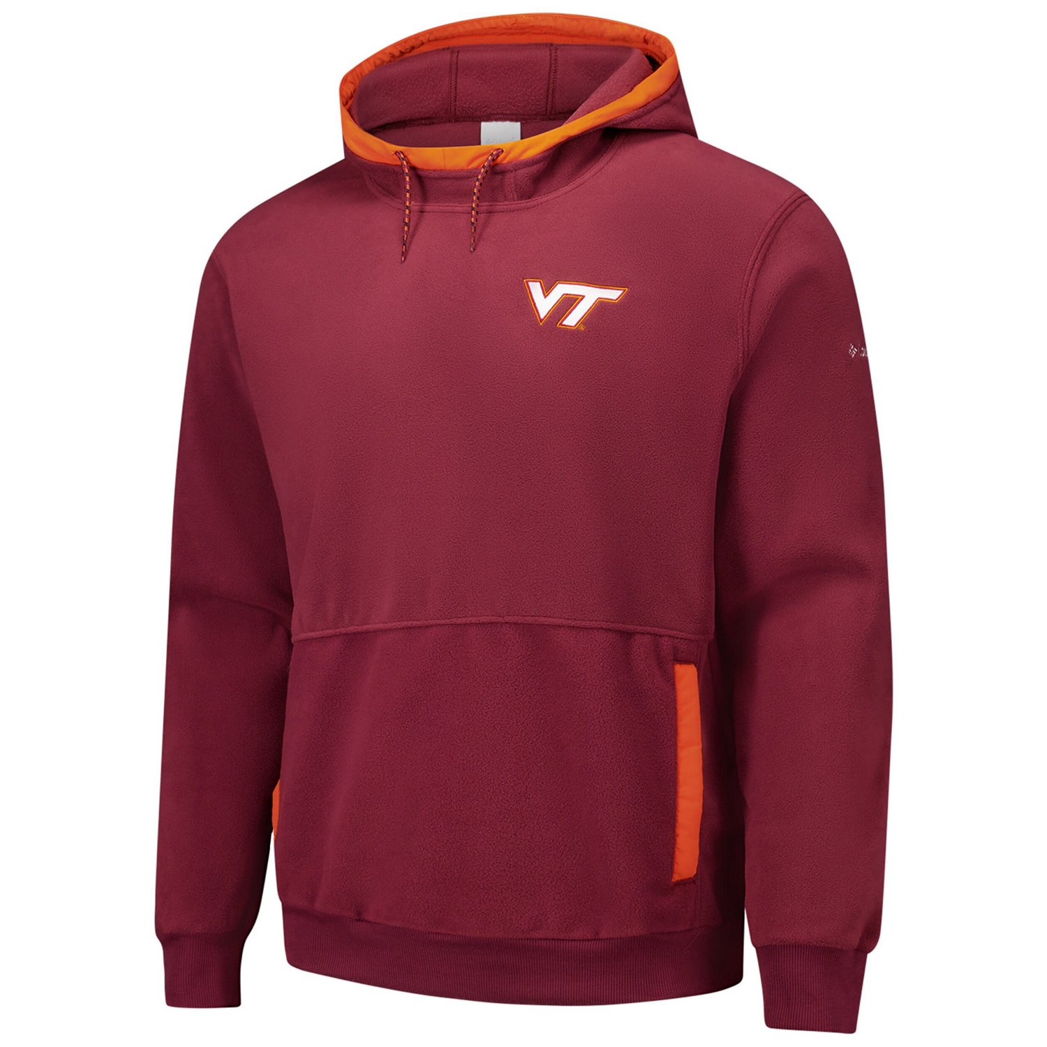 Columbia Virginia Tech Hokies Flanker Fleece Pullover Hoodie                                                                     - view number 2