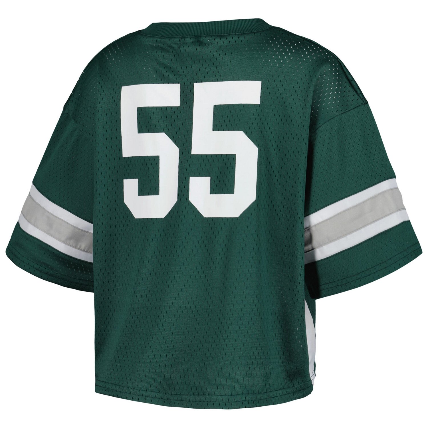 Established  Co 55 Michigan State Spartans Fashion Boxy Cropped Football Jersey - view number 3