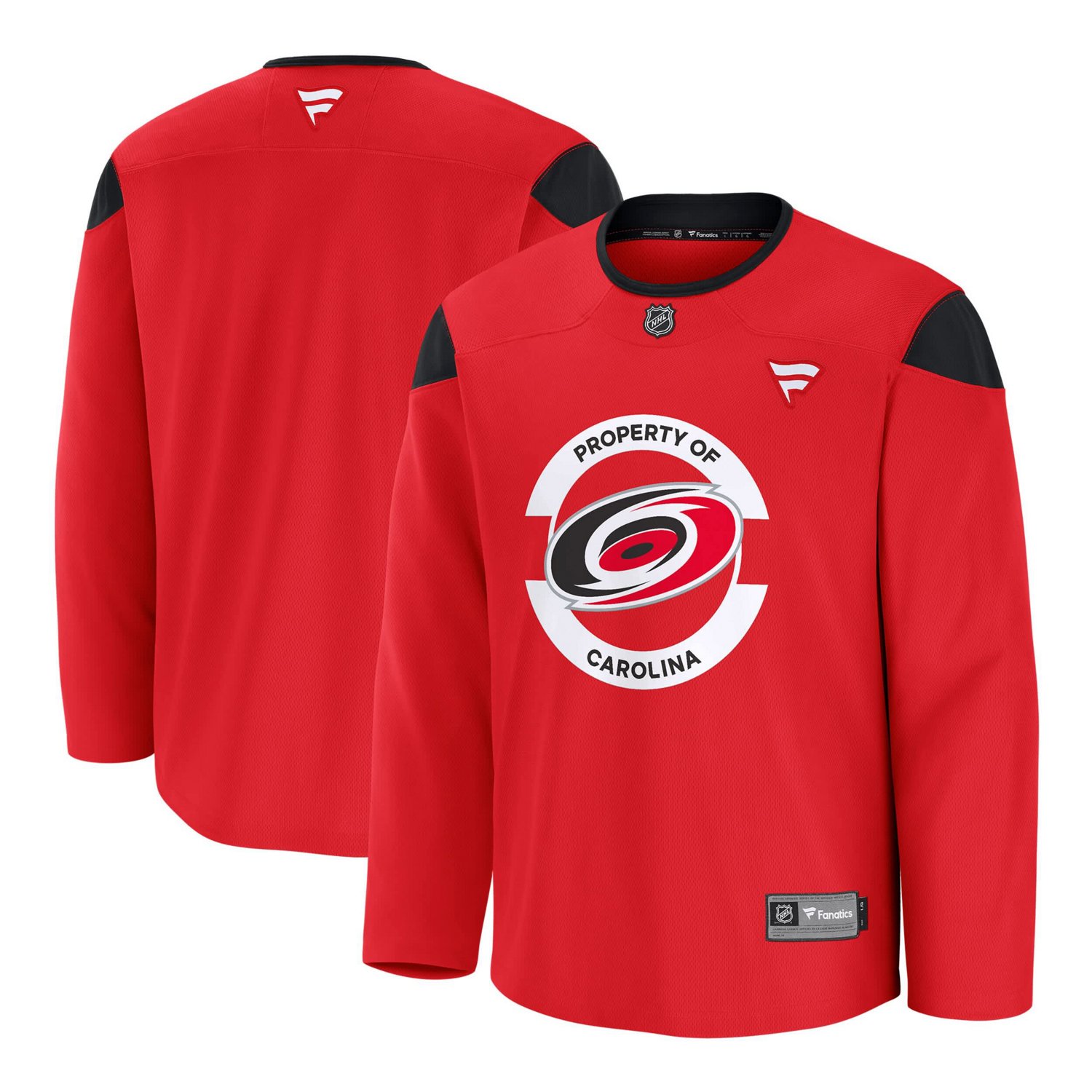 Fanatics Carolina Hurricanes Home Practice Jersey                                                                                - view number 1