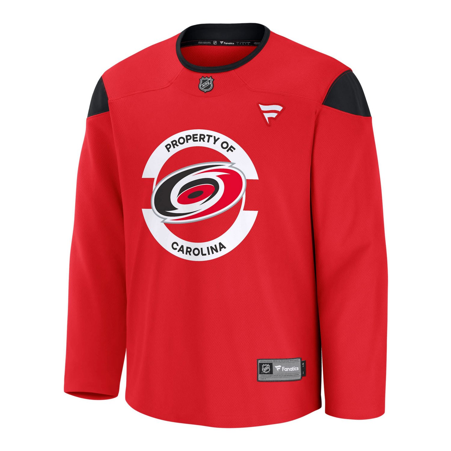 Fanatics Carolina Hurricanes Home Practice Jersey                                                                                - view number 2