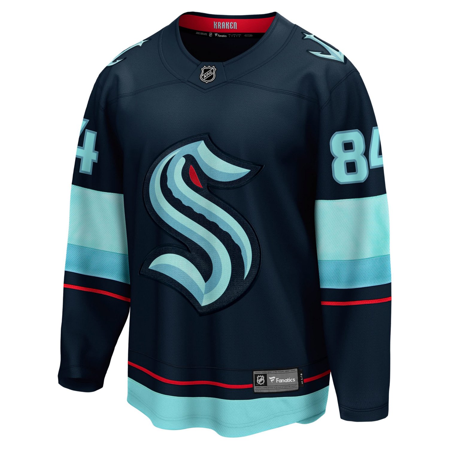 Fanatics Kaapo Kakko Deep Sea Seattle Kraken Home Breakaway Player Jersey - view number 2