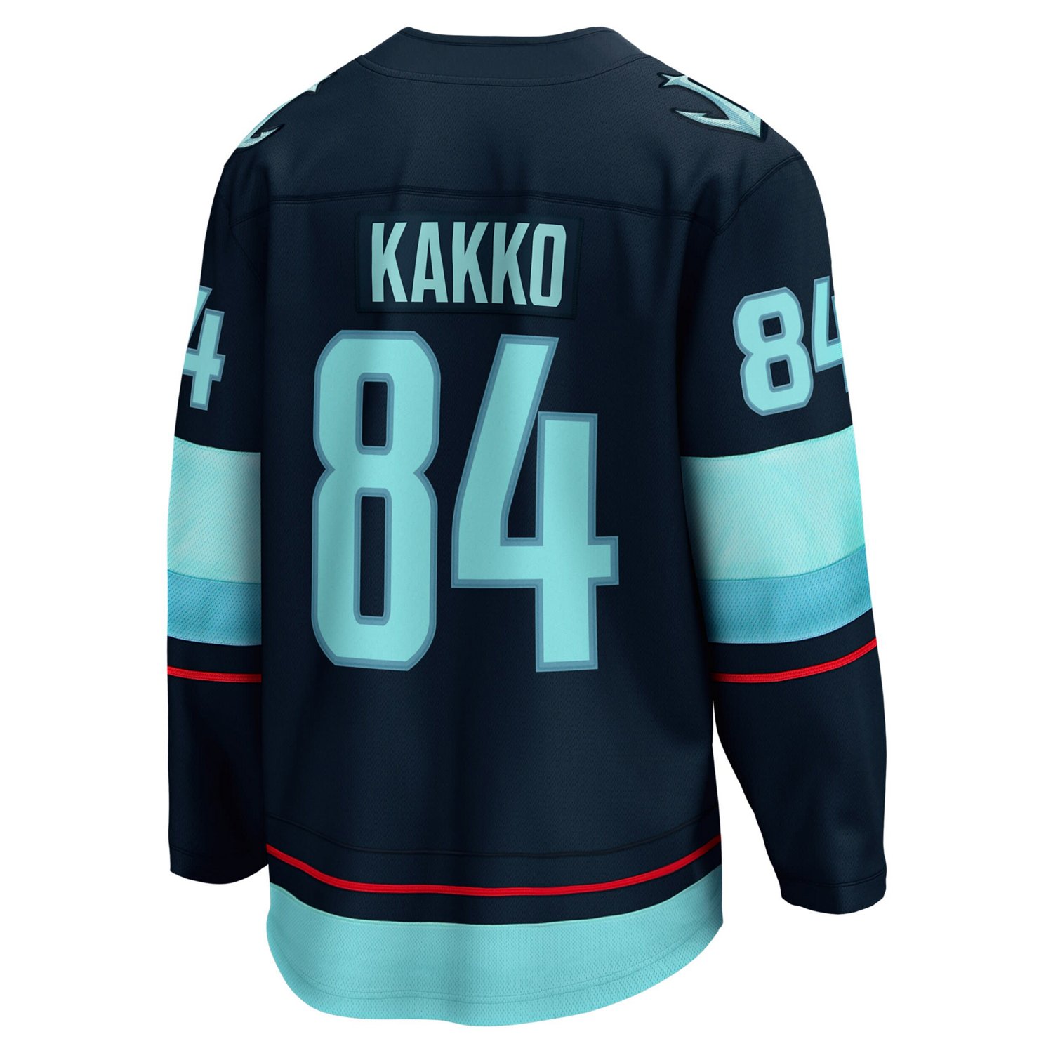 Fanatics Kaapo Kakko Deep Sea Seattle Kraken Home Breakaway Player Jersey - view number 3