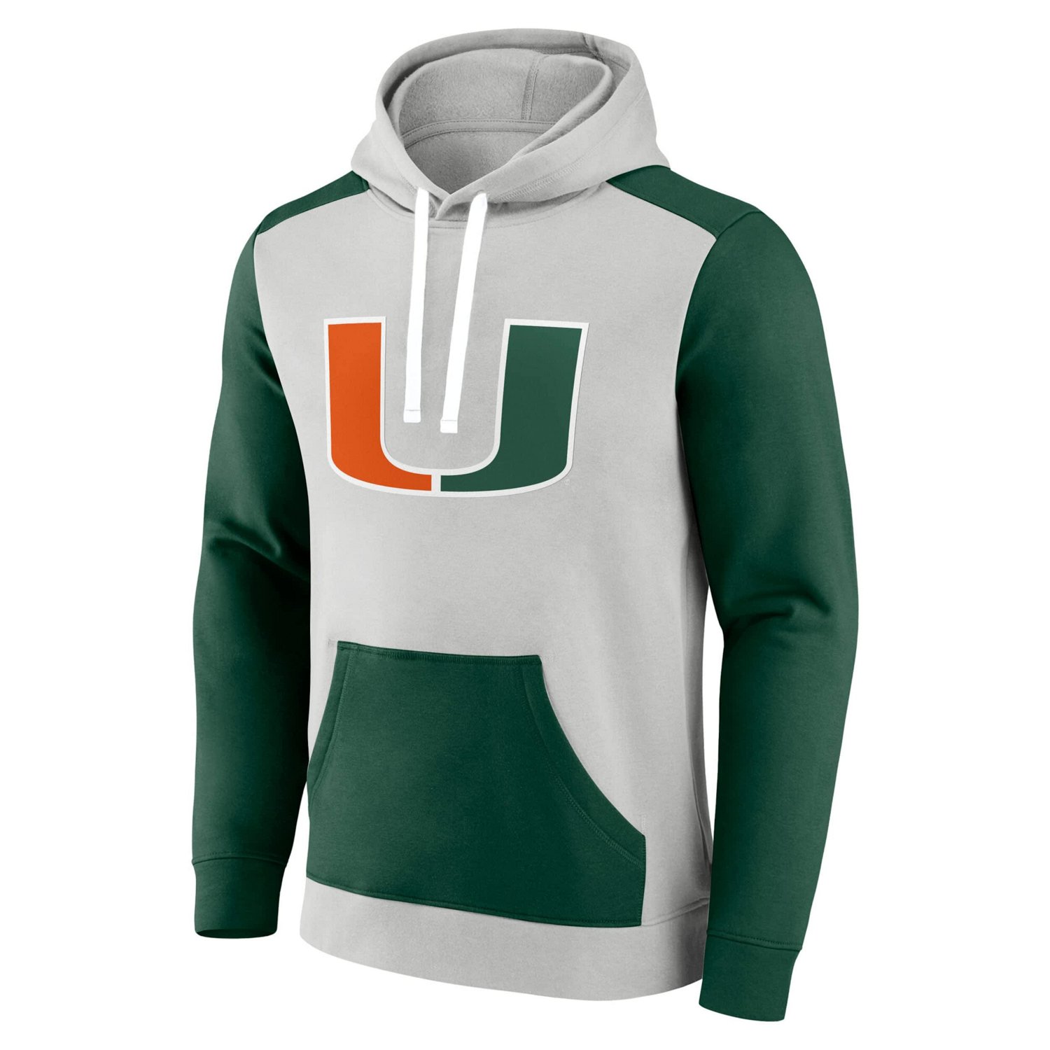 Fanatics Miami Hurricanes Primary Arctic Fleece Pullover Hoodie