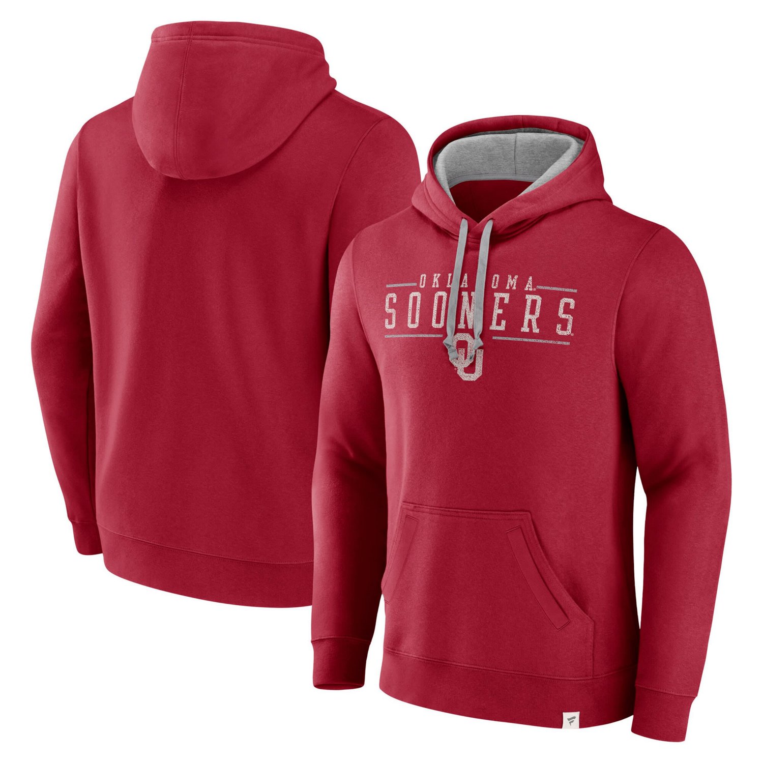 Fanatics Oklahoma Sooners Second Wind Distressed Pullover Hoodie                                                                 - view number 1