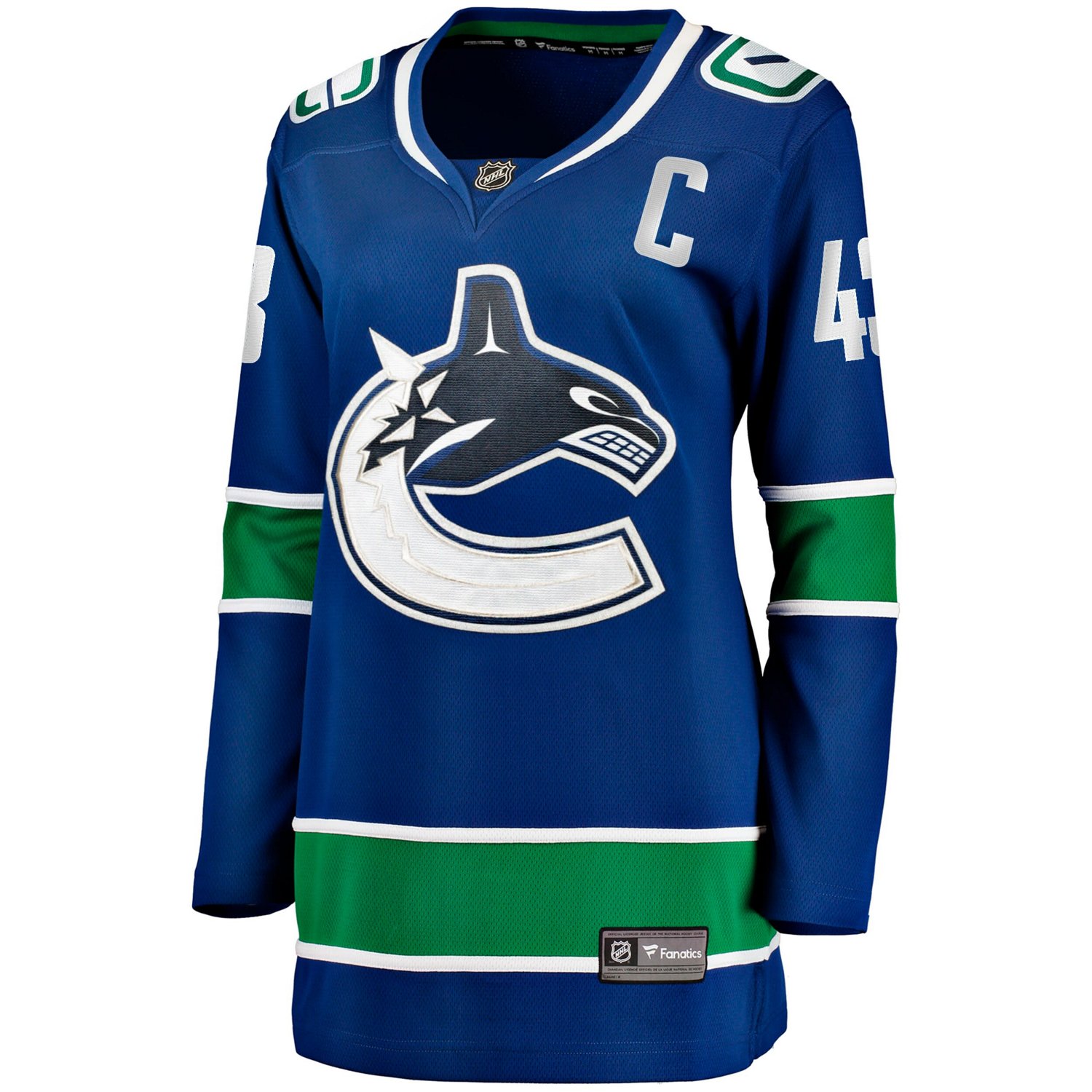 Fanatics Quinn Hughes Vancouver Canucks Home Breakaway Player Jersey - view number 2