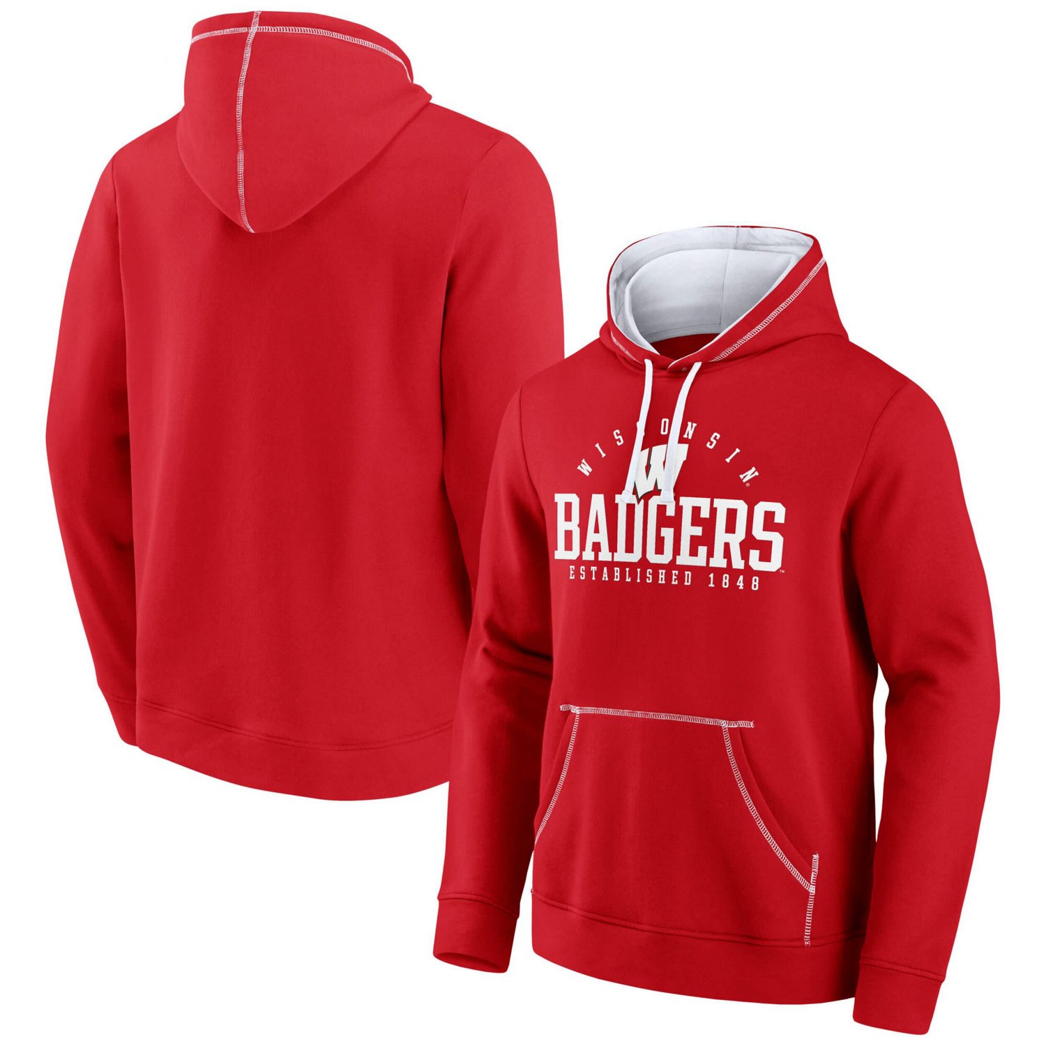 Fanatics Wisconsin Badgers Toppler Fleece Pullover Hoodie - view number 1