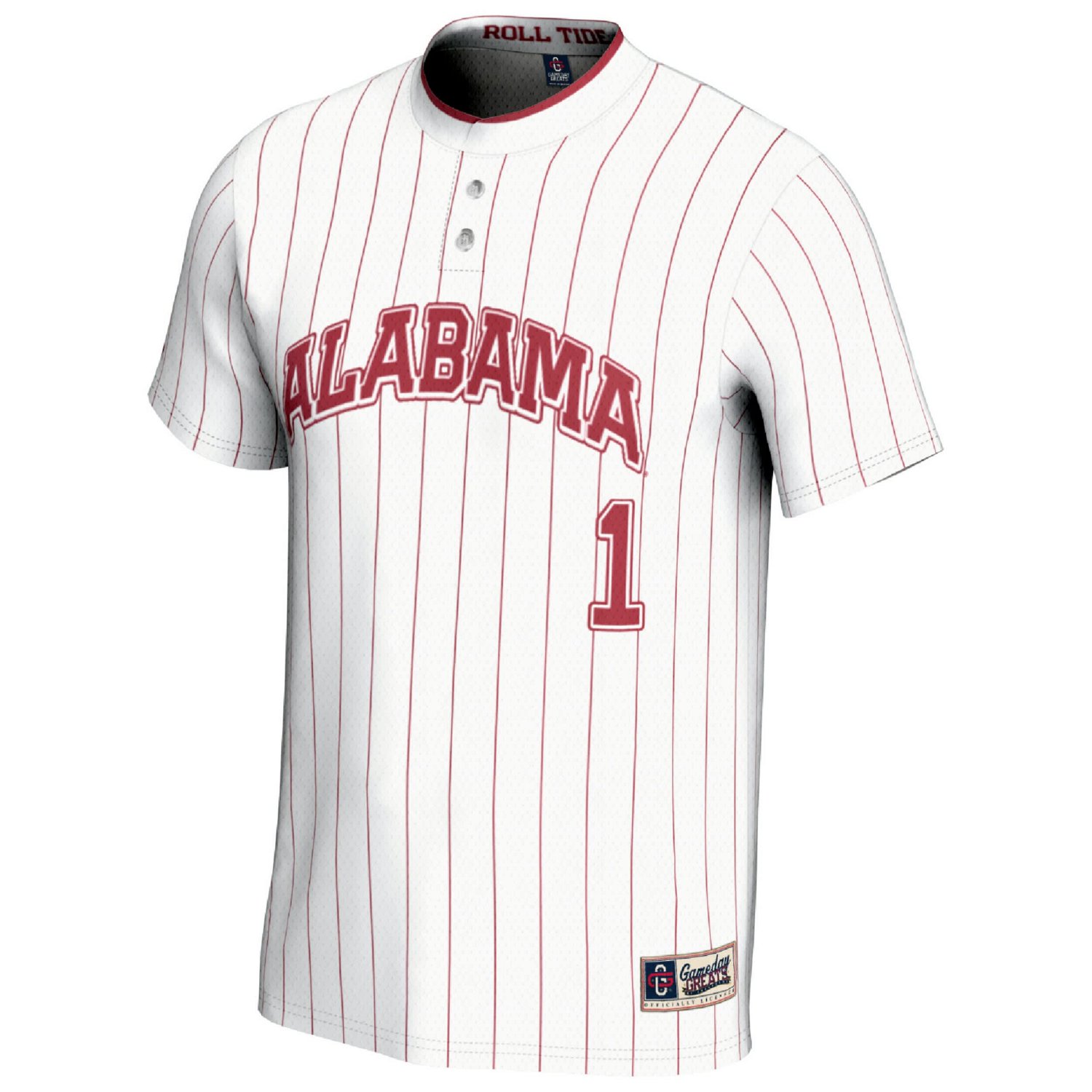 GameDay Greats 1 Alabama Crimson Tide Lightweight Softball Fashion Jersey - view number 2
