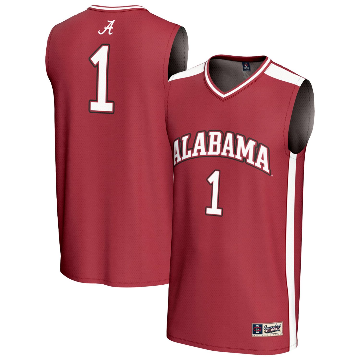 GameDay Greats 1 Alabama Tide Lightweight Basketball Fashion Jersey - view number 1
