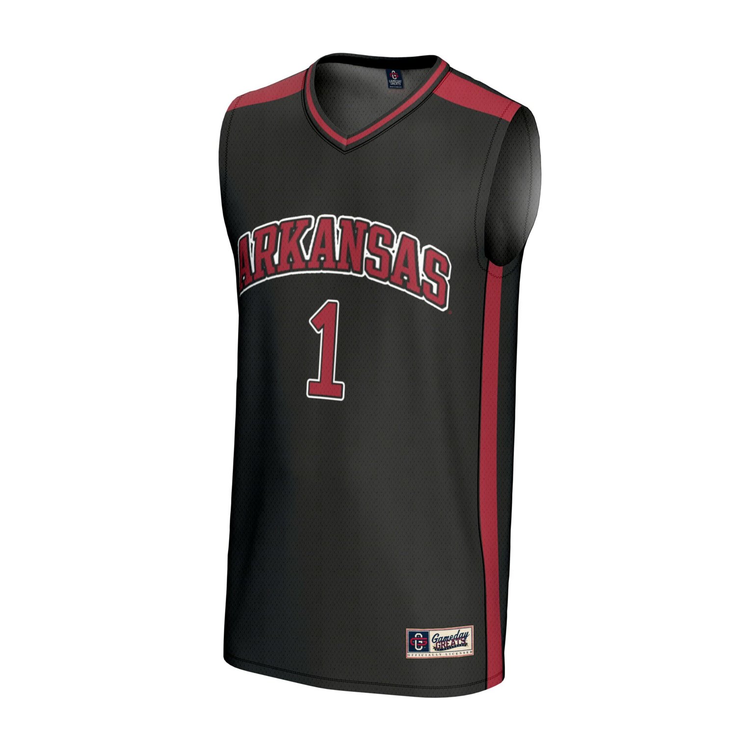 GameDay Greats 1 Arkansas Razorbacks Lightweight Basketball Fashion Jersey - view number 2
