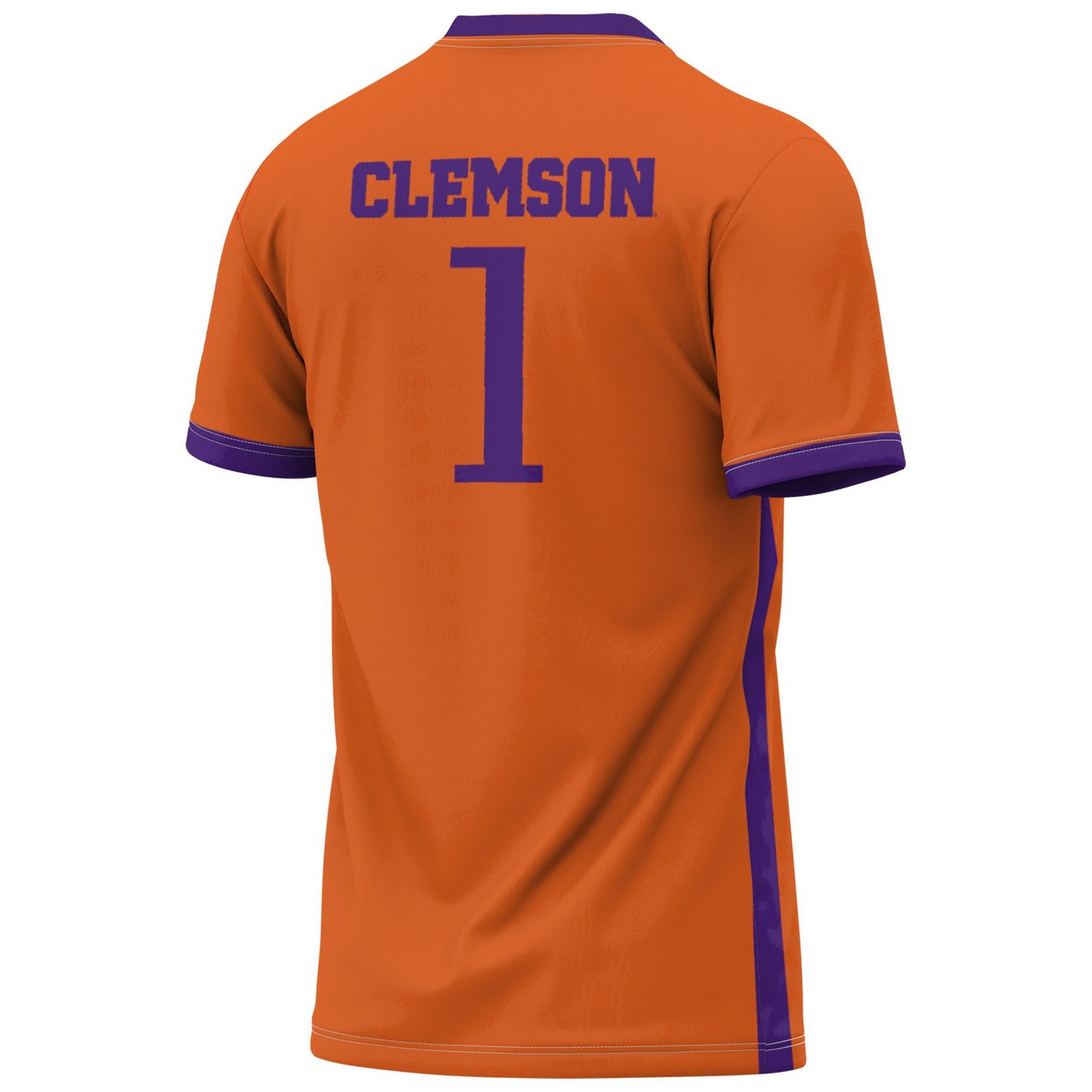 GameDay Greats 1 Clemson Tigers Lightweight Collegiate Soccer Fashion Jersey - view number 3