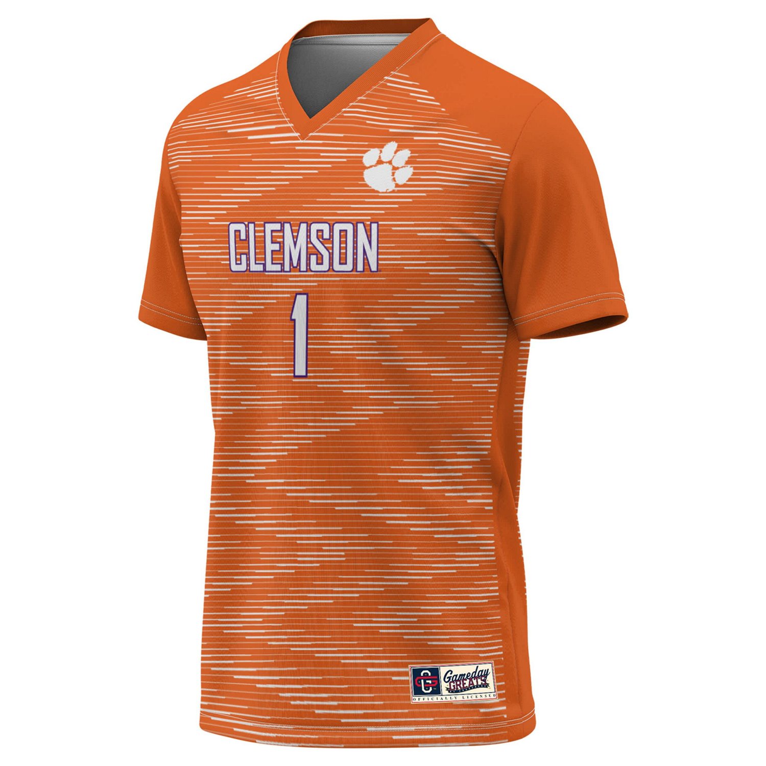 GameDay Greats 1 Clemson Tigers Lightweight Soccer Jersey - view number 2