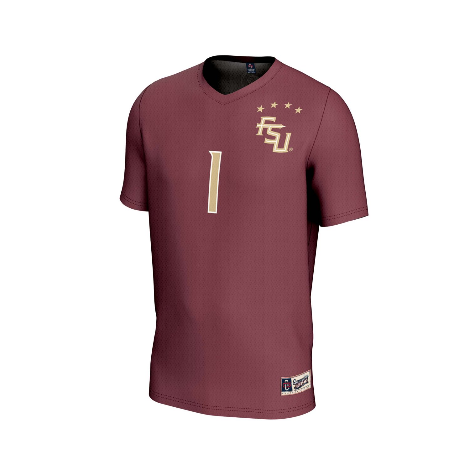 GameDay Greats 1 Florida State Seminoles Lightweight Collegiate Soccer Fashion Jersey - view number 2