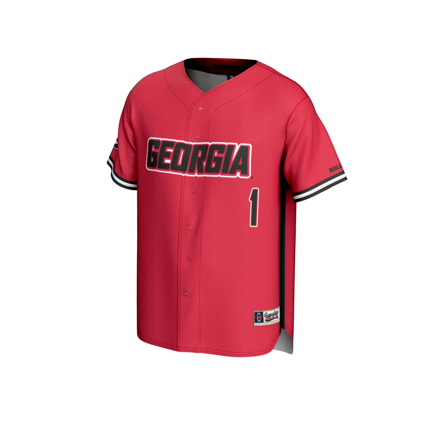 GameDay Greats 1 Georgia Bulldogs Lightweight Baseball Jersey - view number 2