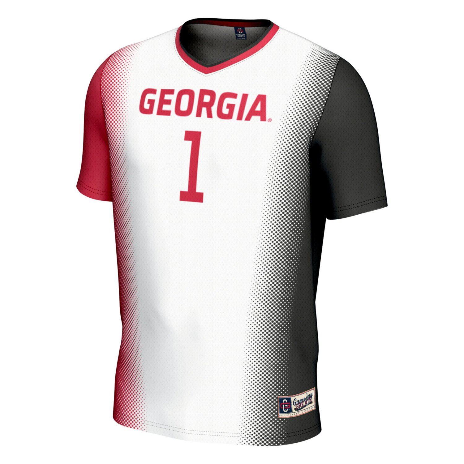 GameDay Greats 1 Georgia Bulldogs Women's Soccer Lightweight Fashion Jersey - view number 2