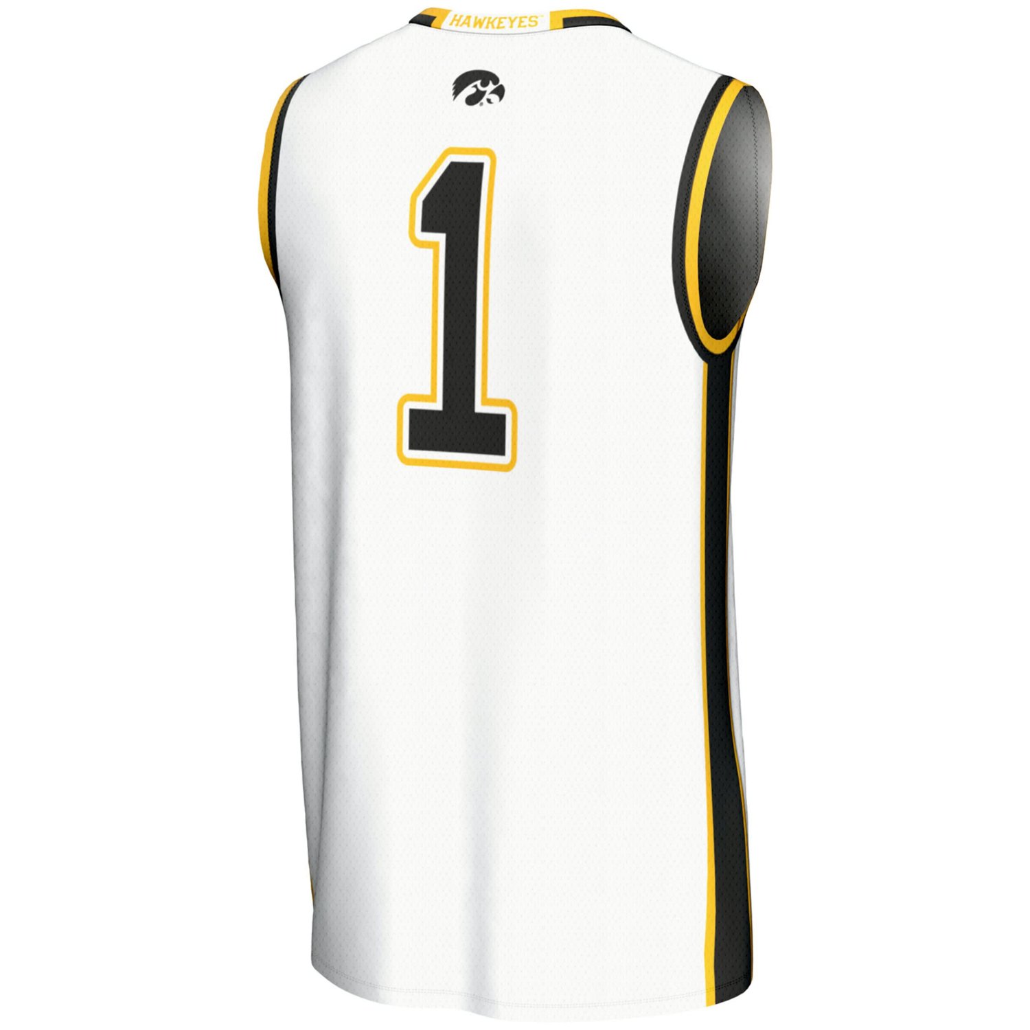 GameDay Greats 1 Iowa Hawkeyes Lightweight Basketball Jersey - view number 3