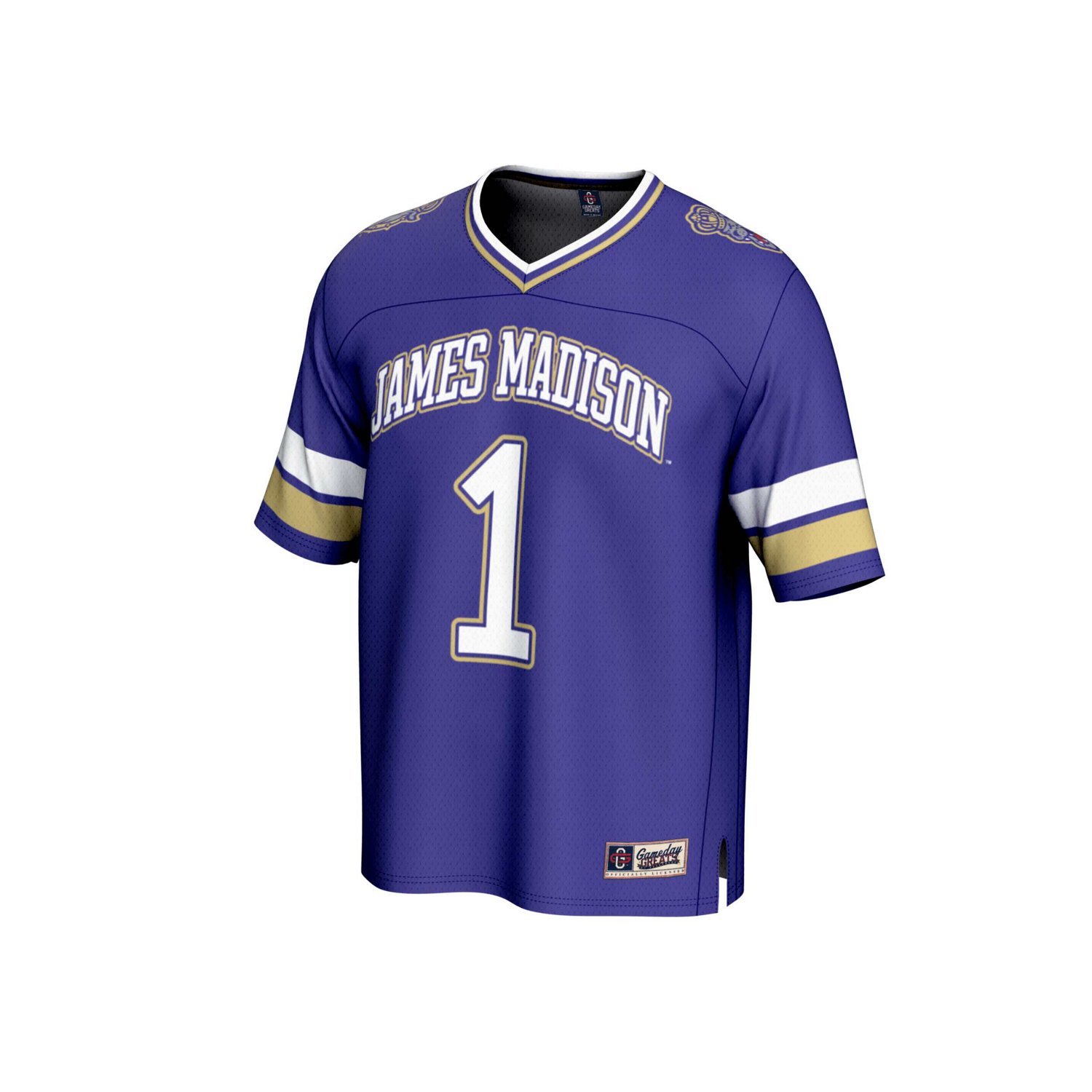 GameDay Greats 1 James Madison Dukes Lightweight Collegiate Football Fashion Jersey                                              - view number 2