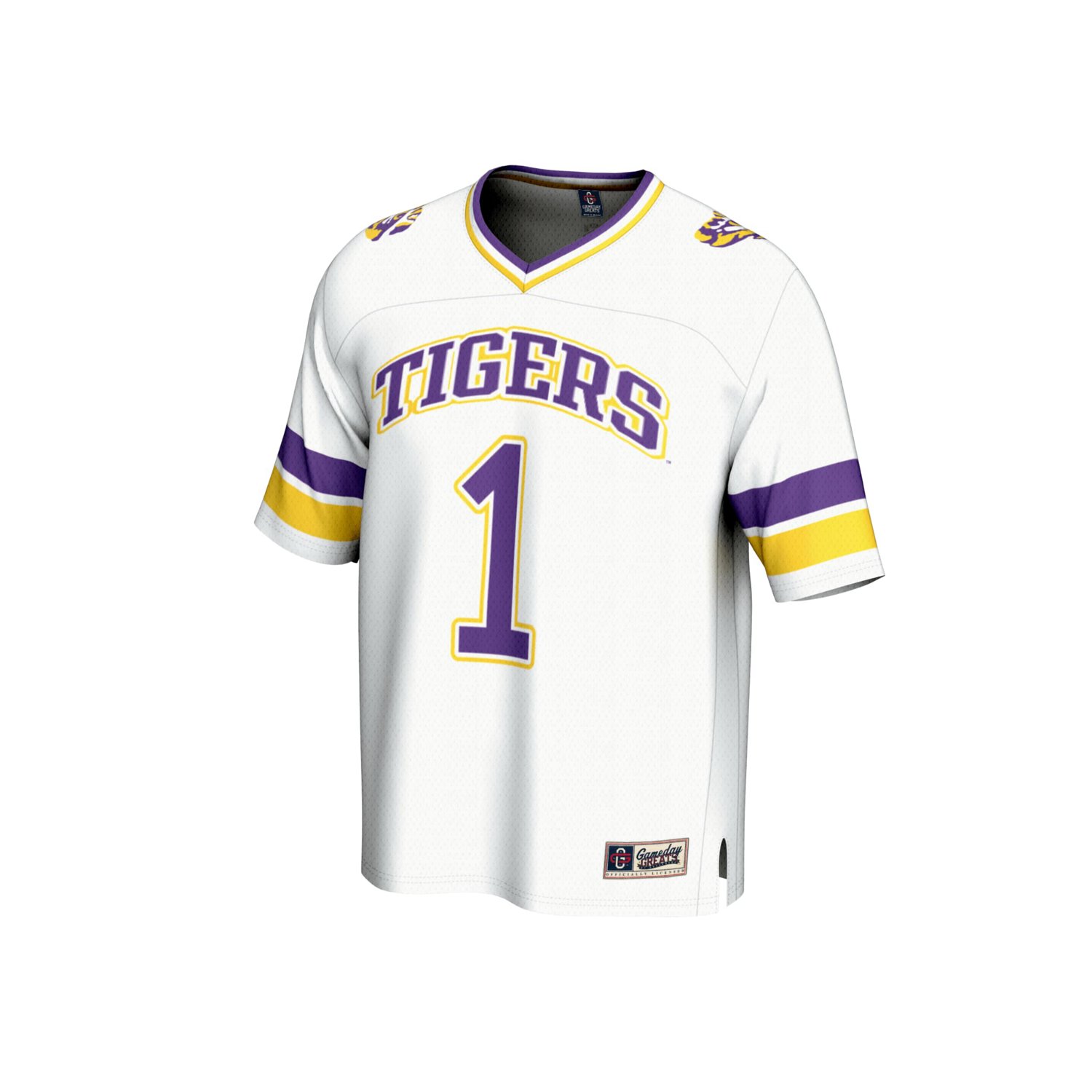 GameDay Greats 1 LSU Tigers Collegiate Football Fashion Jersey - view number 2