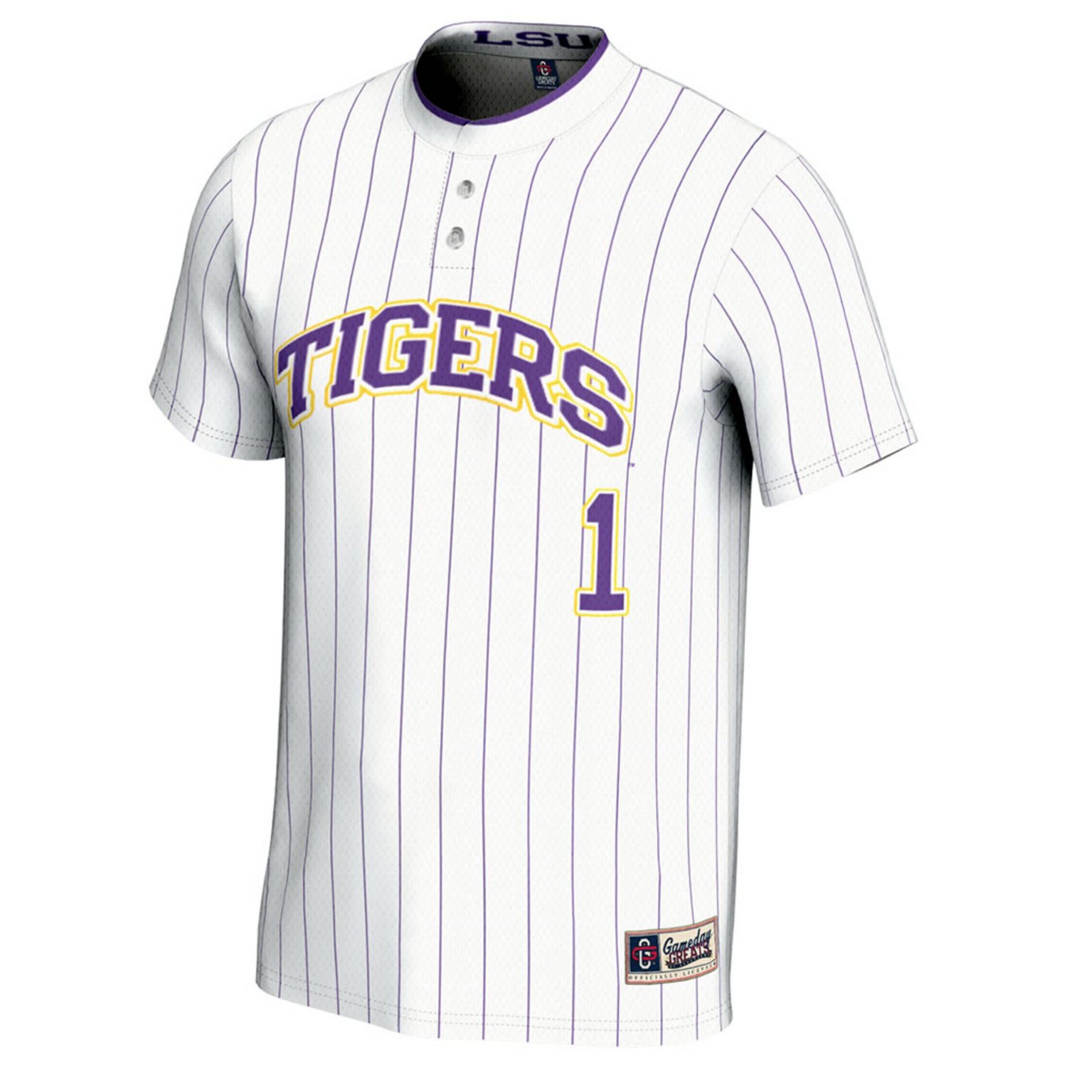 GameDay Greats 1 LSU Tigers Lightweight Softball Jersey - view number 2