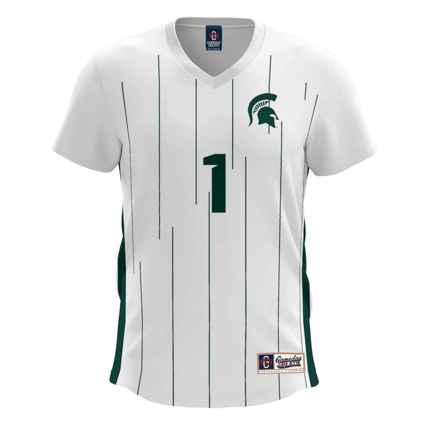 GameDay Greats 1 Michigan State Spartans Lightweight Soccer Team Jersey - view number 2