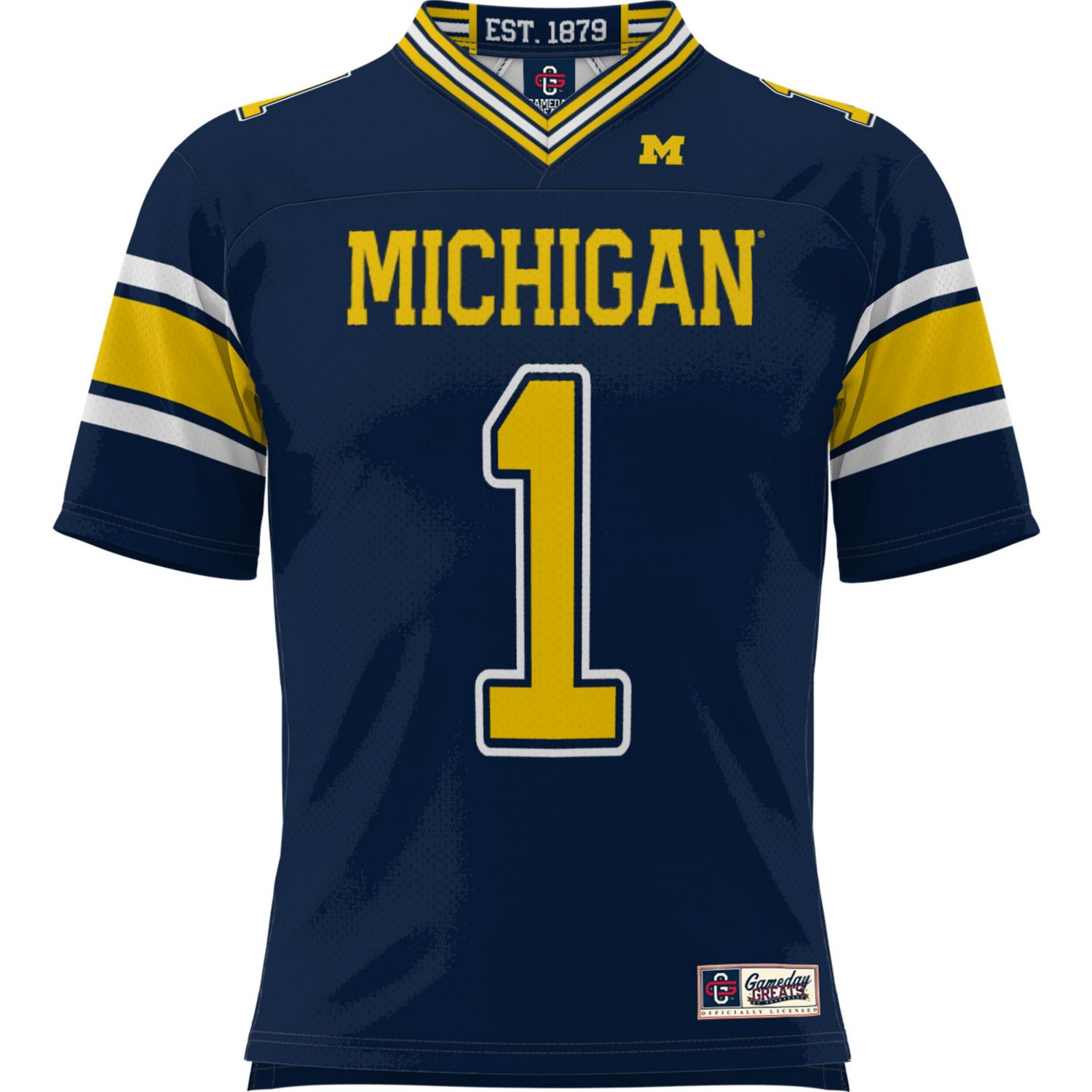 GameDay Greats 1 Michigan Wolverines Football Jersey - view number 2