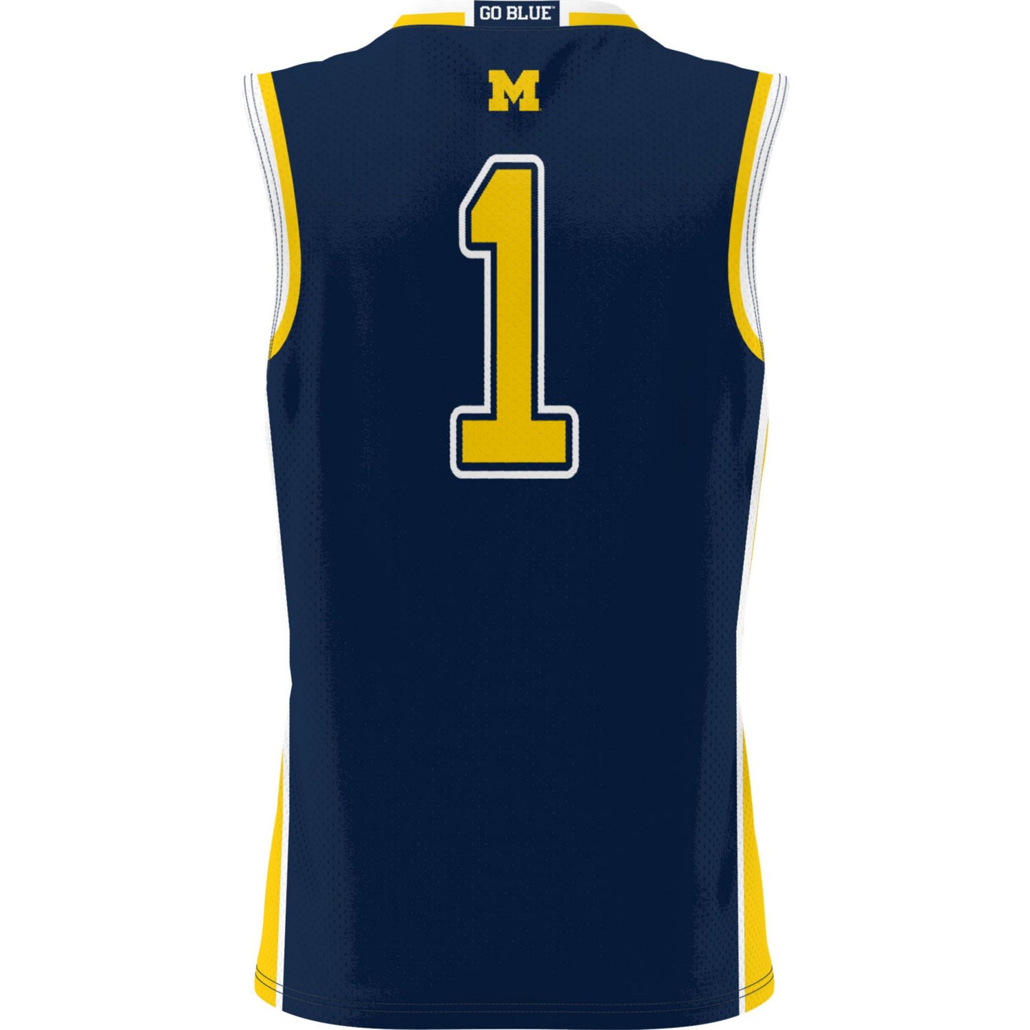 GameDay Greats 1 Michigan Wolverines Lightweight Basketball Jersey - view number 2